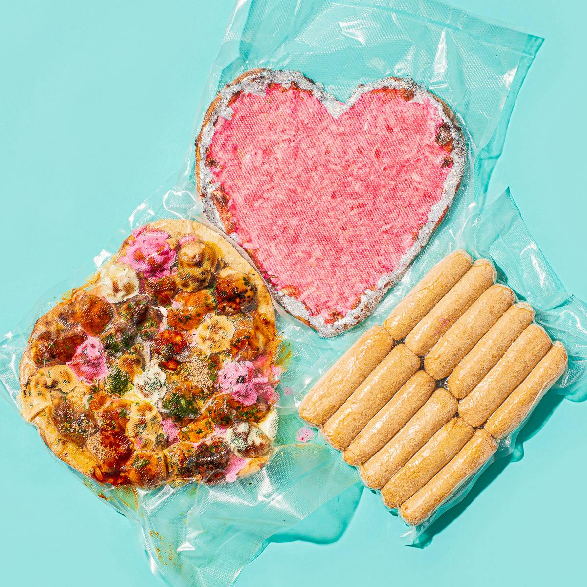 Valentine's Day Pizza + Pink Mozzarella Sticks + Garlic Knots by Tony Boloney's - Alternate image 5