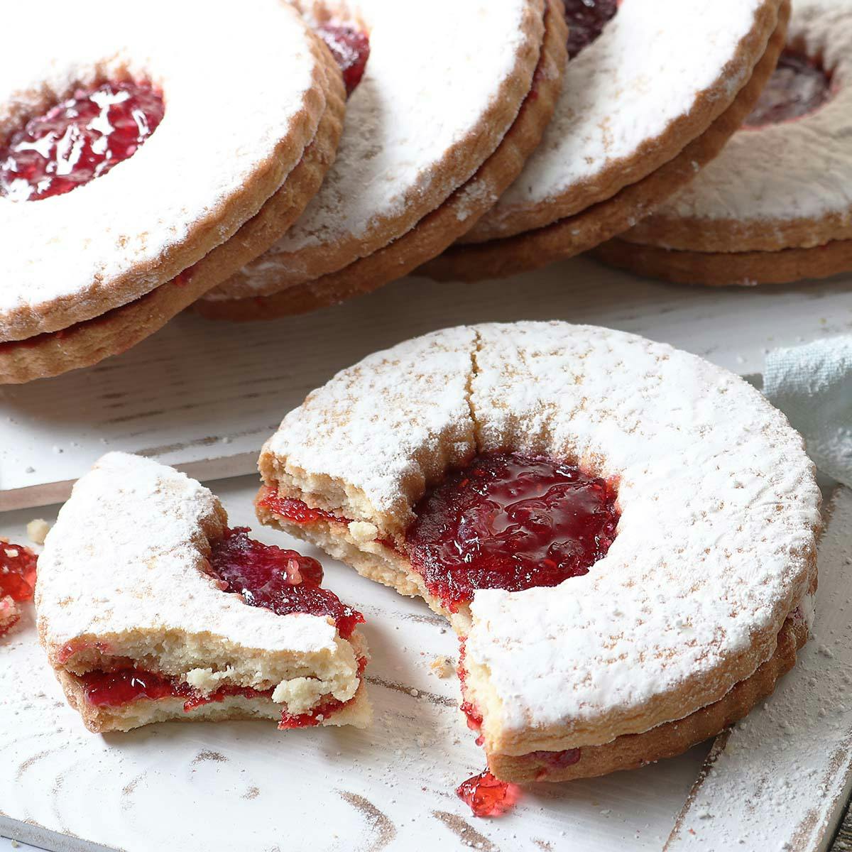 Mini Linzer Tarts - 16 Pack by Muffins n' Stuff - Alternate image 1