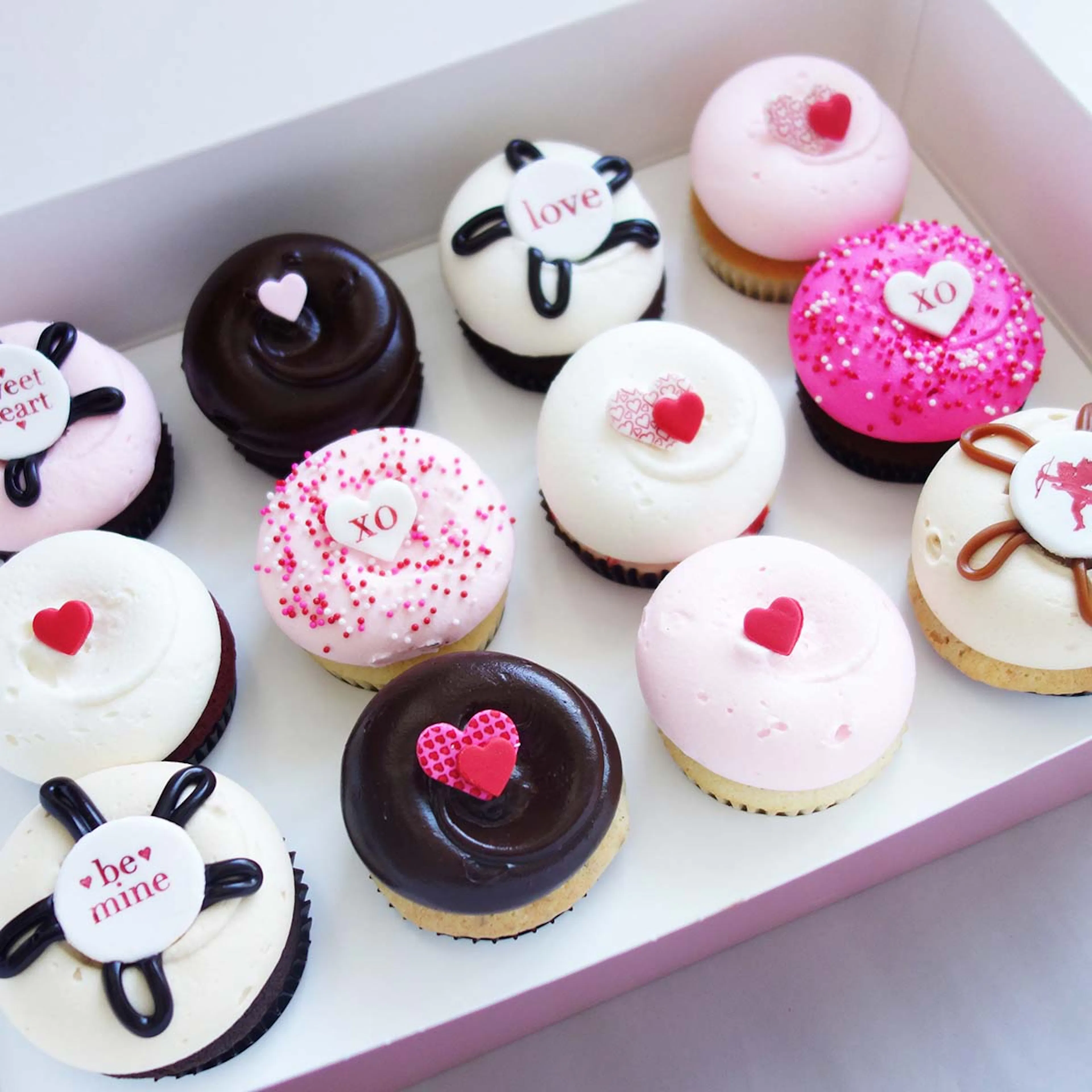 Valentine's Day Cupcake Dozen by Georgetown Cupcake