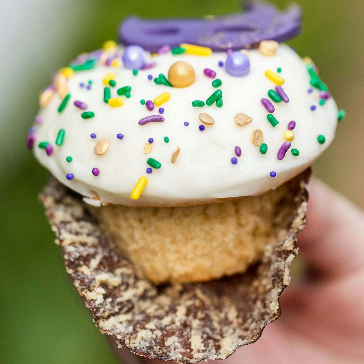 Mardi Gras Cinnamon Cupcake Dozen by Crave Cupcakes - Alternate image 4
