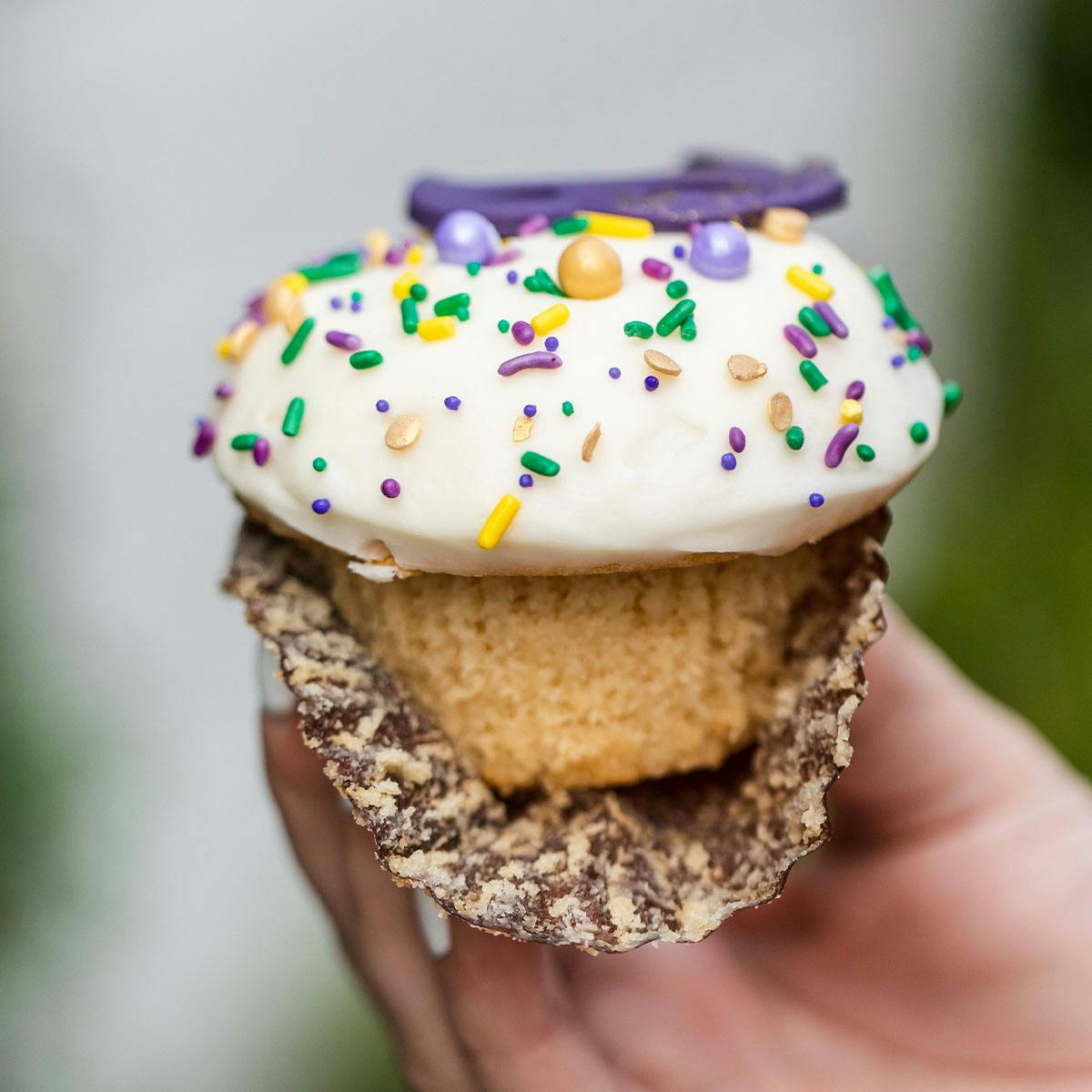 Mardi Gras Cinnamon Cupcake Dozen by Crave Cupcakes - Alternate image 2