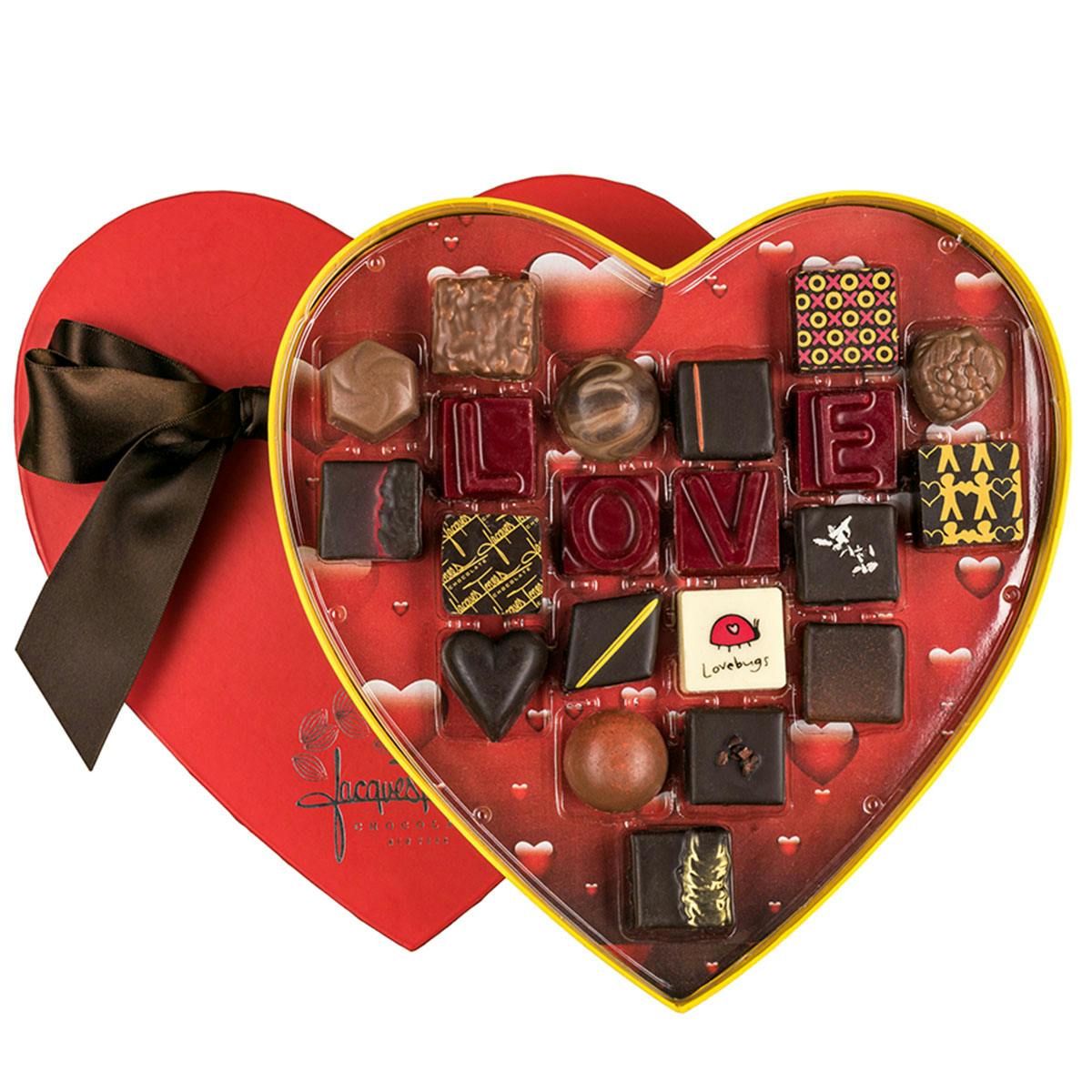 Retro Valentine's Chocolate Boxes : heart shaped chocolate box