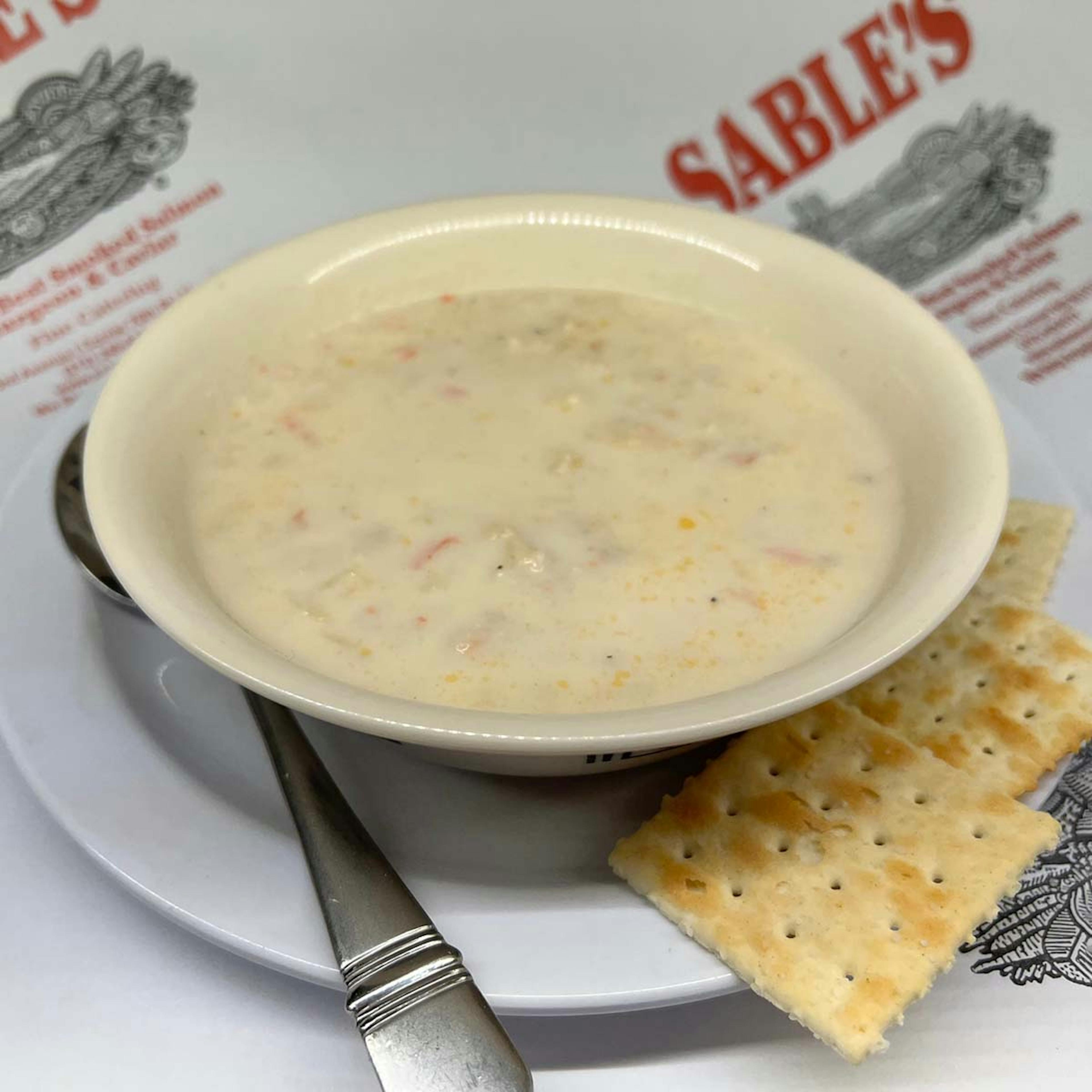 Rich Lobster Clam Chowder - 2 Pints by Sable's Smoked Fish