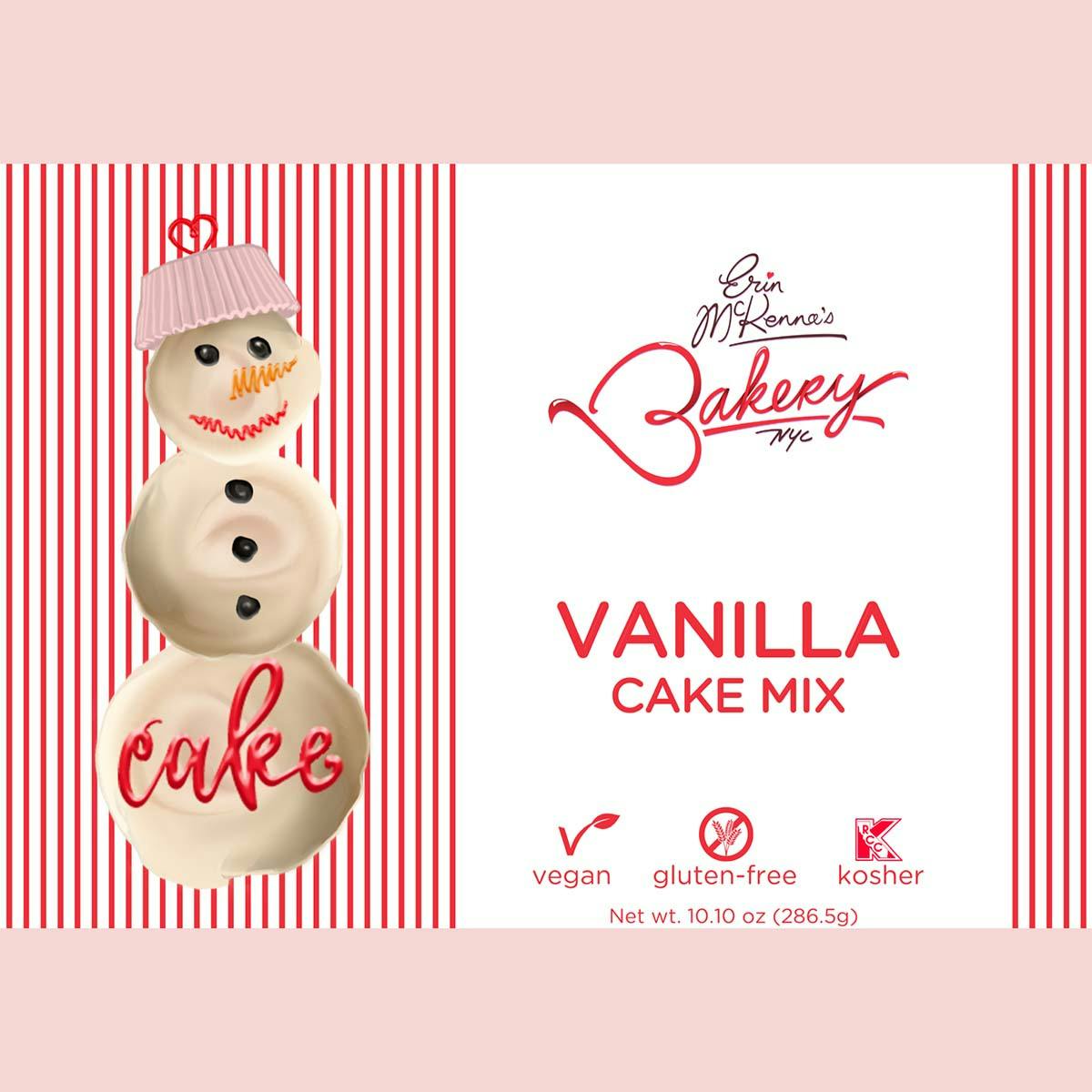 Vegan + Gluten Free Vanilla Cake Mix + Vanilla Frosting by Erin McKenna's Bakery