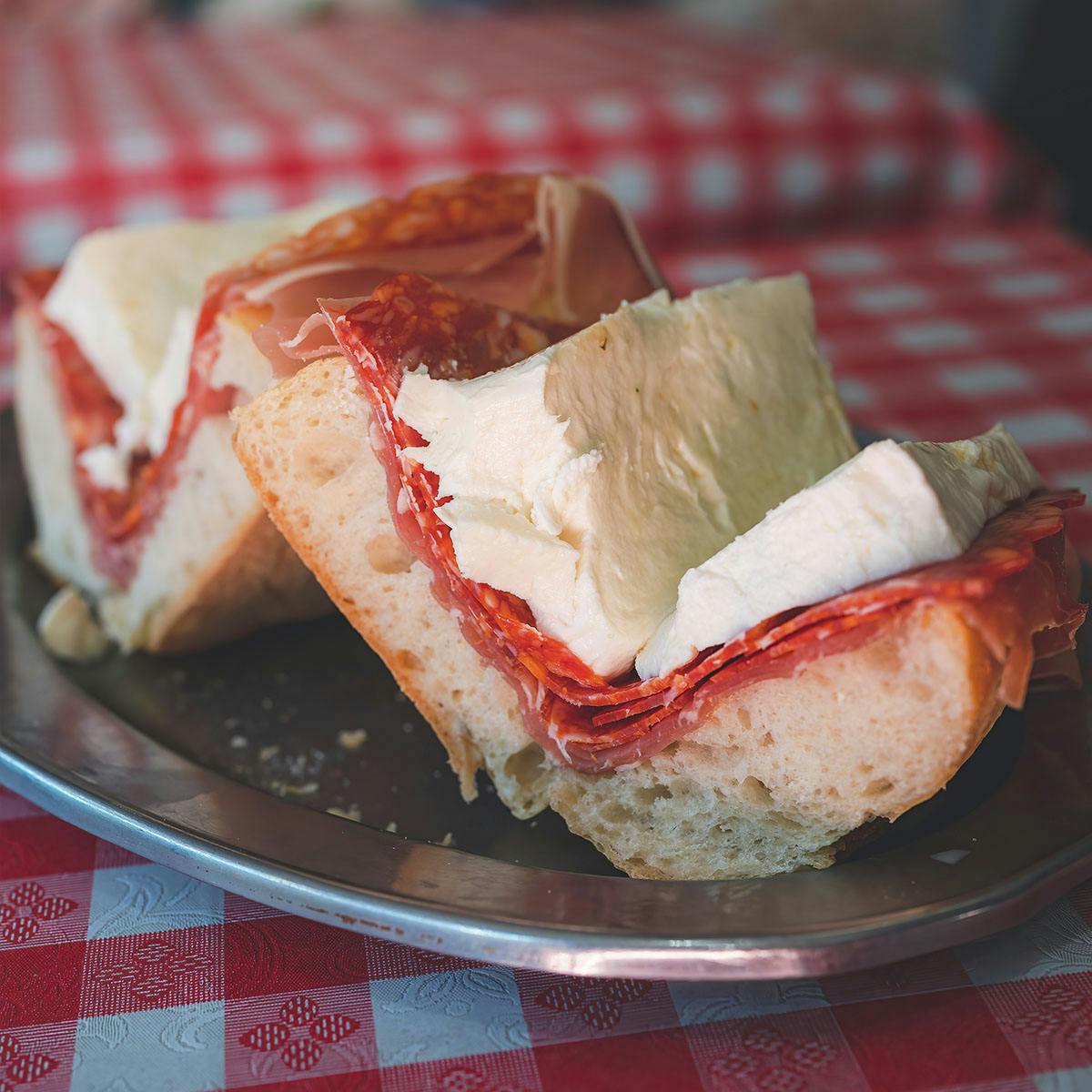 Hot Soppressata, Prosciutto & Fresh Mozzarella Sandwich Kit - 4 Pack by M&P Biancamano