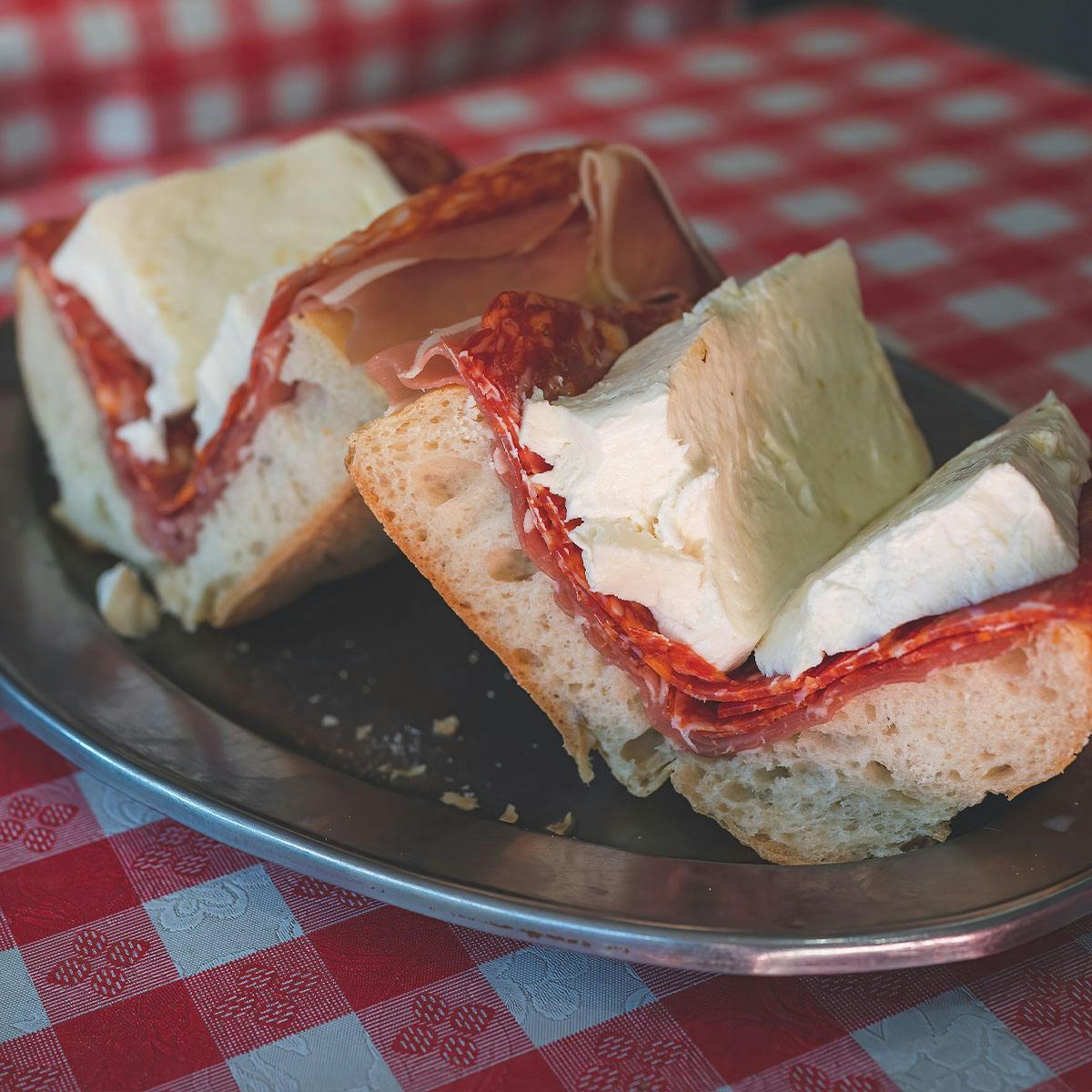 Hot Soppressata, Prosciutto & Fresh Mozzarella Sandwich Kit - 4 Pack by M&P Biancamano - Alternate image 1