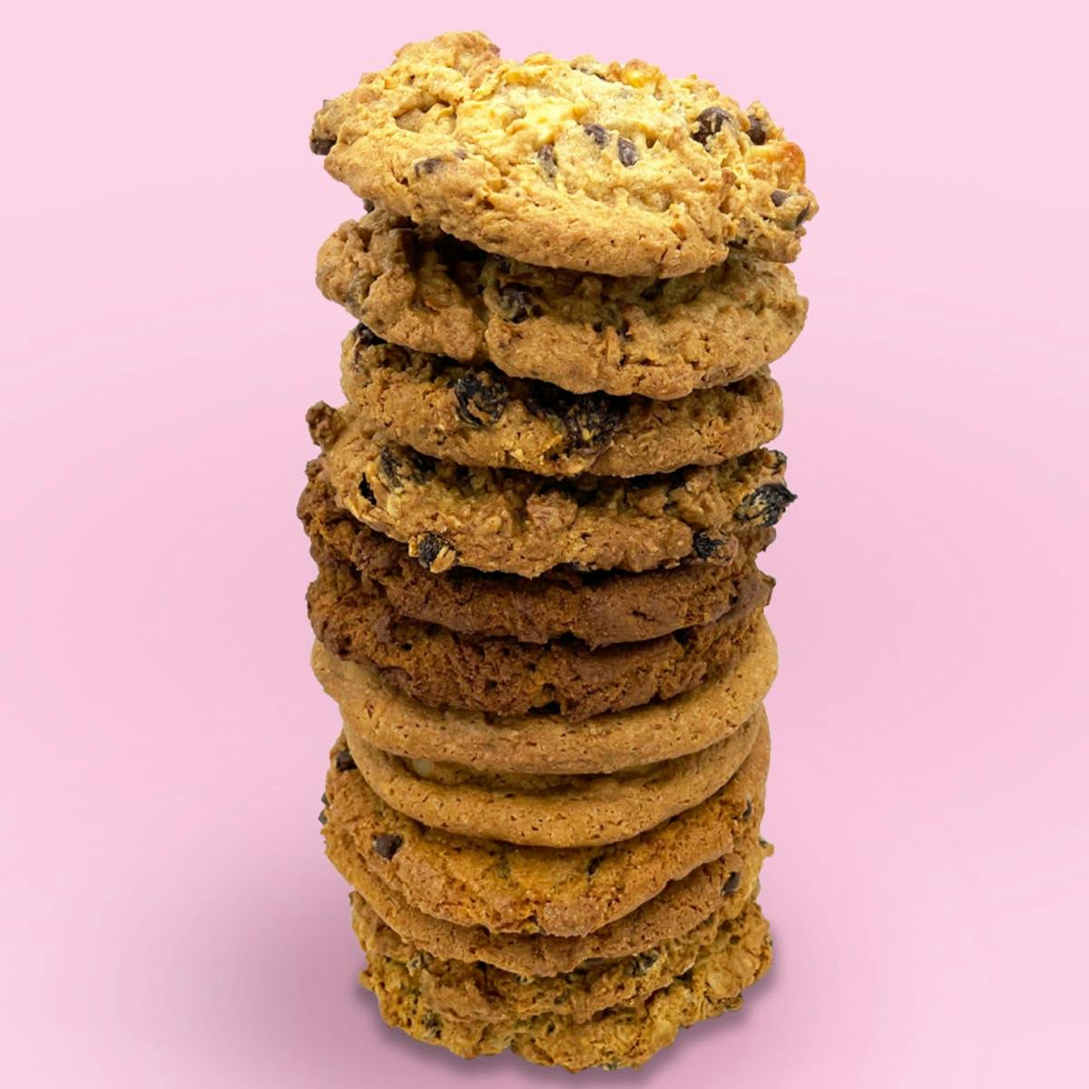 Assorted Jumbo Cookies - 12 Pack by Collegetown Bagels