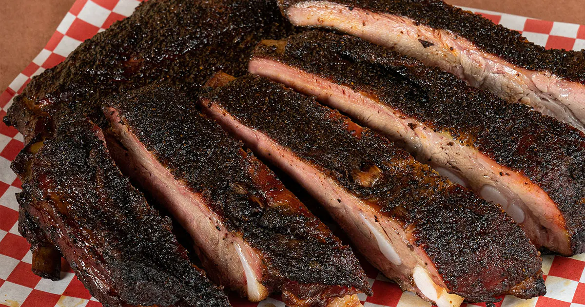 Pork Spare Ribs - 4 Racks by Soulbelly BBQ | Goldbelly