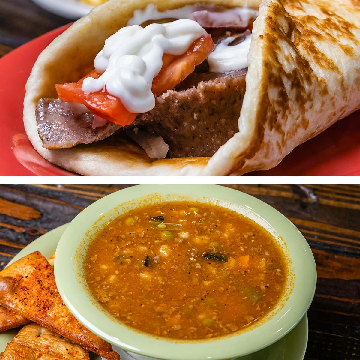 The Original Olga® Gyro Sandwich Kit + Peasant Soup for 4 by Olga's Kitchen
