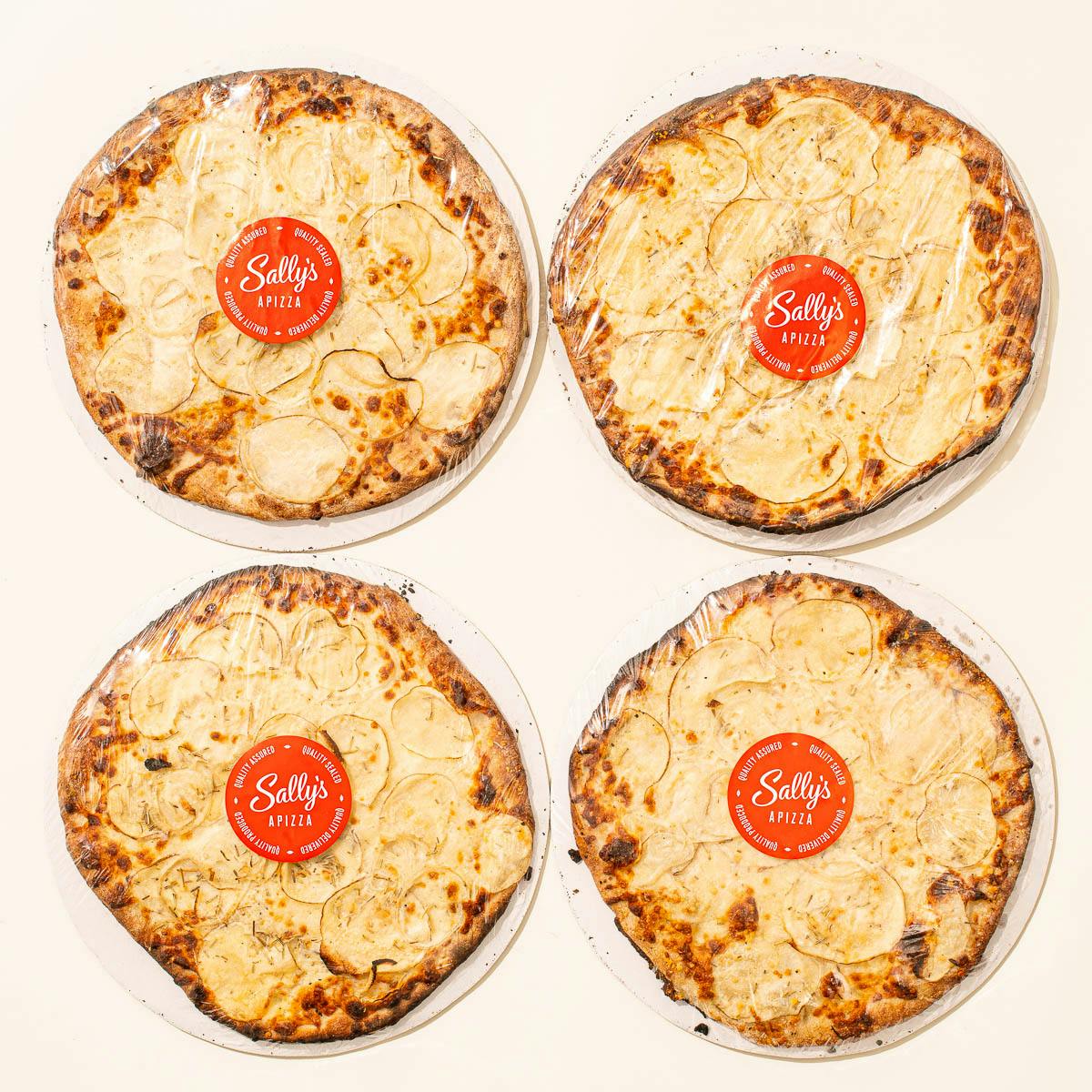 White Potato & Rosemary New Haven-Style Pizza - 3 Pack by Sally's Apizza - Alternate image 3