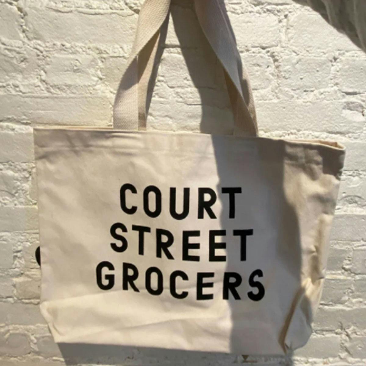 Court Street Grocers Tote Bag by Court Street Grocers Goldbelly Court Street Grocers Tote Bag by Court Street Grocers Goldbelly