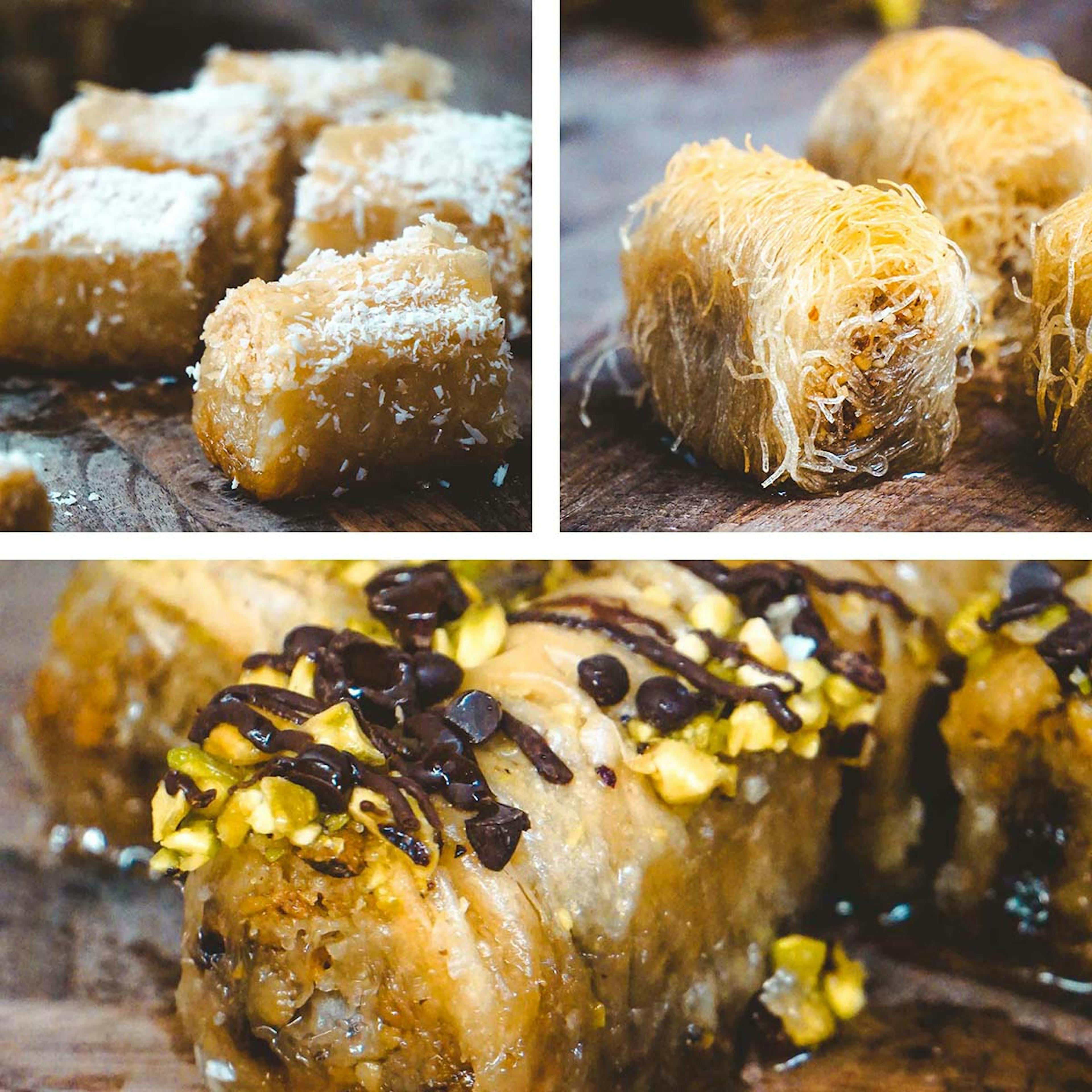 Greek Pastry Bite Sampler - 60 Pack by Oasis Cafe