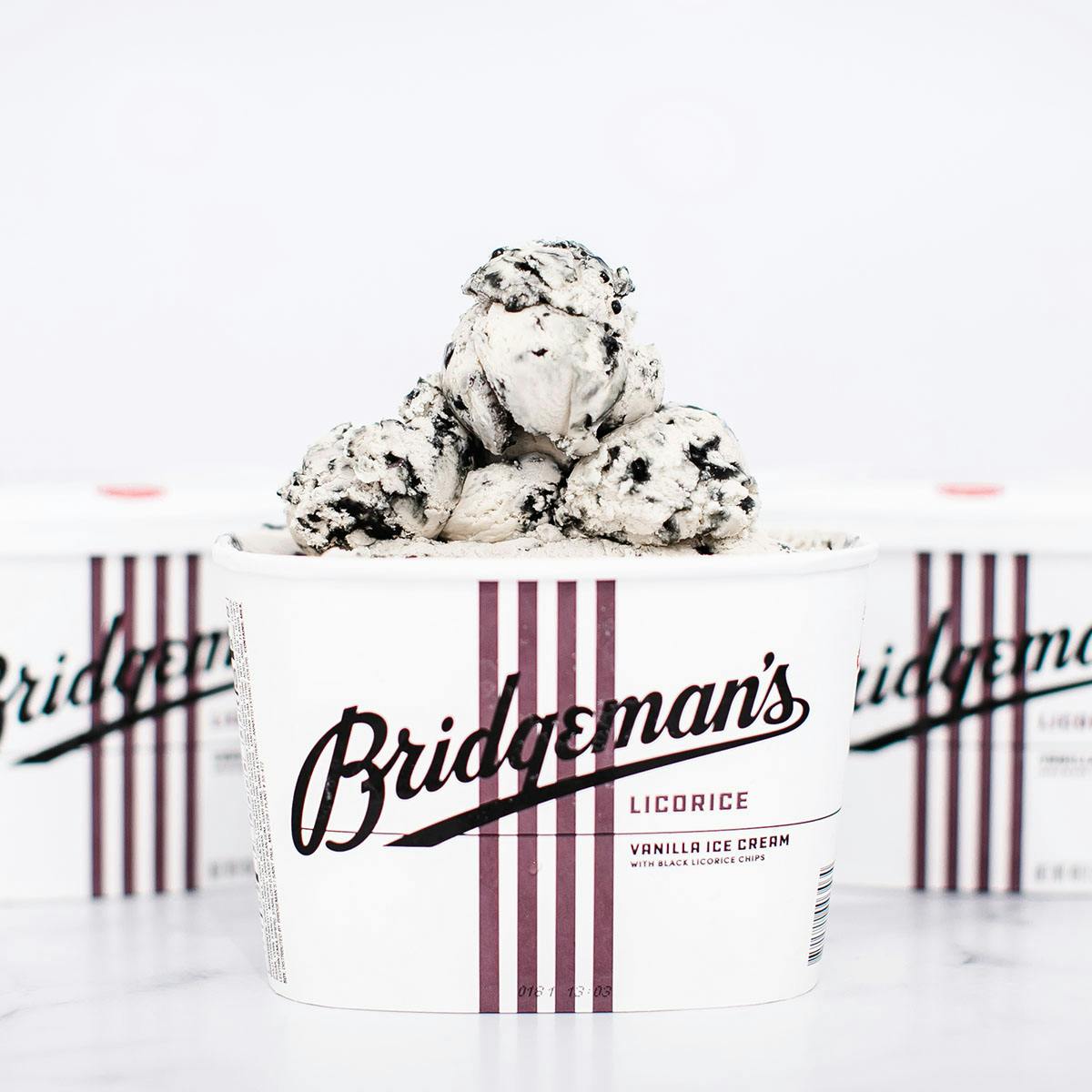 Licorice Lovers Ice Cream Pack - 3 Tubs by Bridgeman's Ice Cream