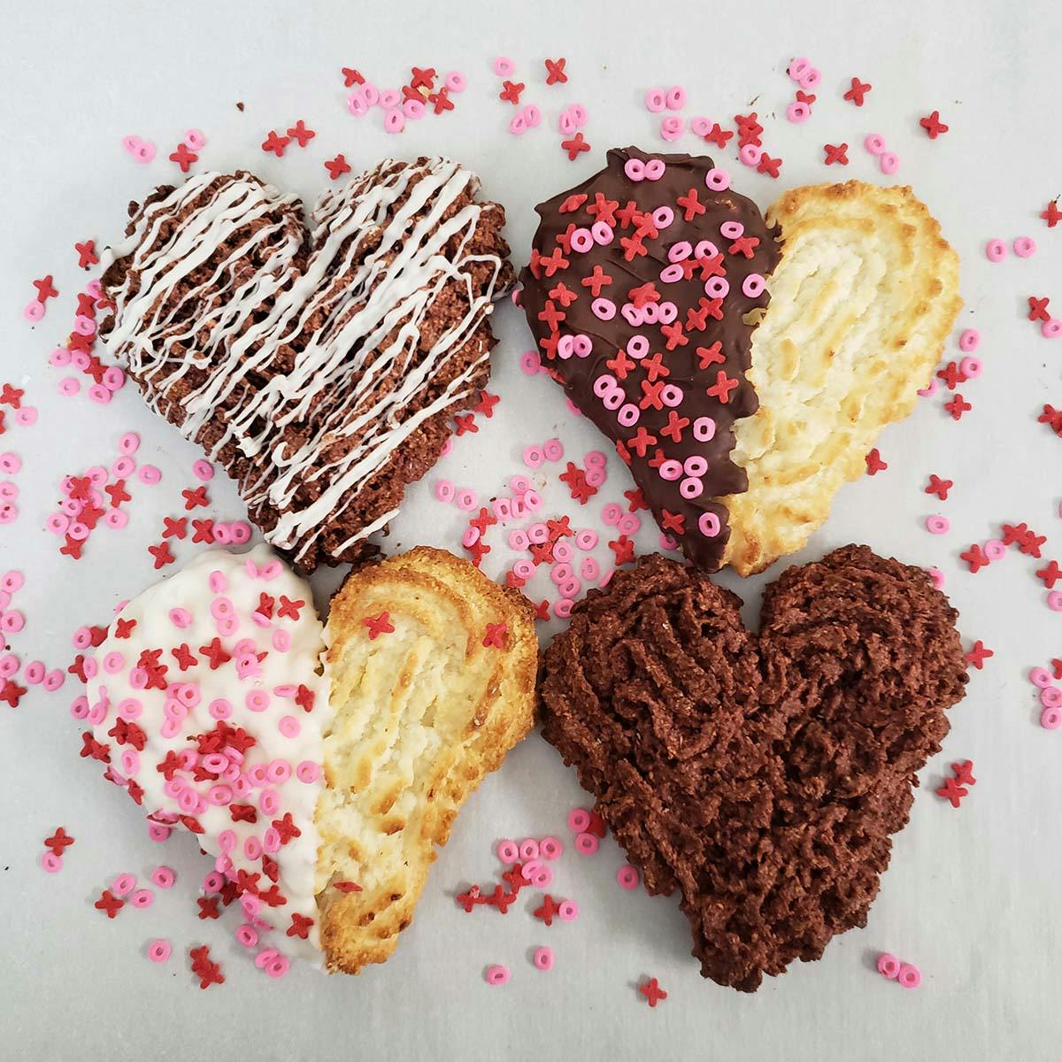 Heart Shaped Coconut Macaroons - 6 Pack by MacBaby