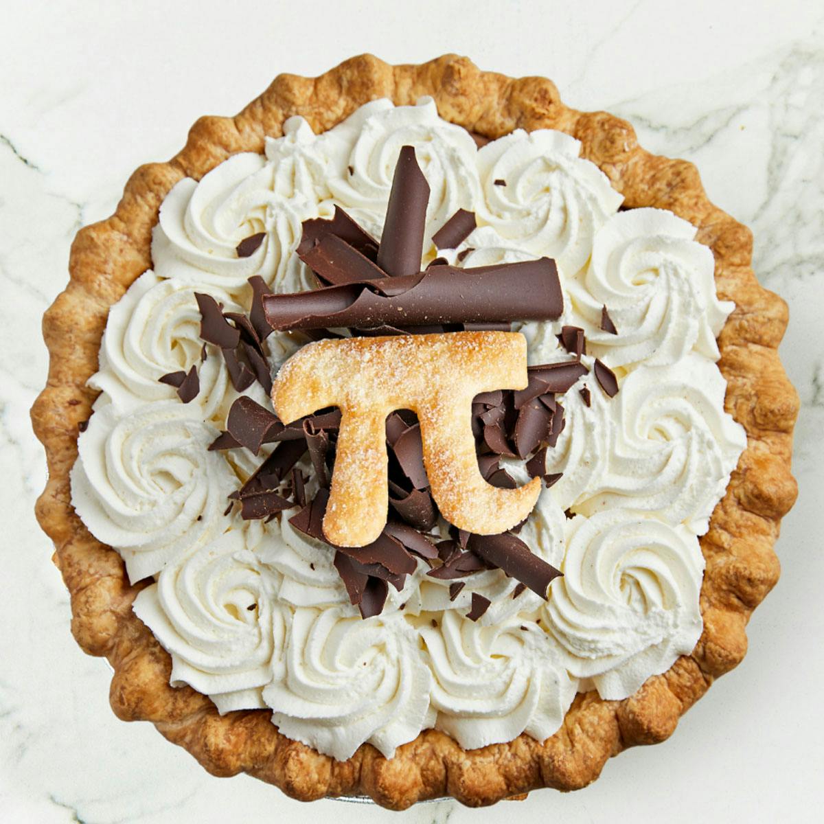 Pi Day Not So Tiny Chocolate Cream Pie - 9