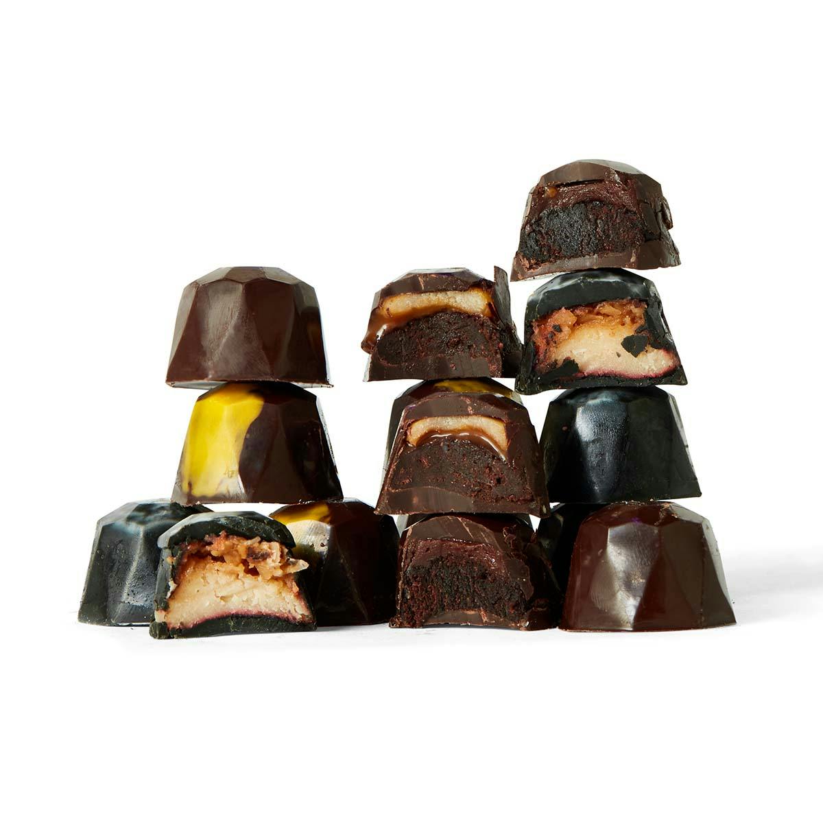 Dark Chocolate Lovers Cake Truffles - 12 Pack by Mini Melanie