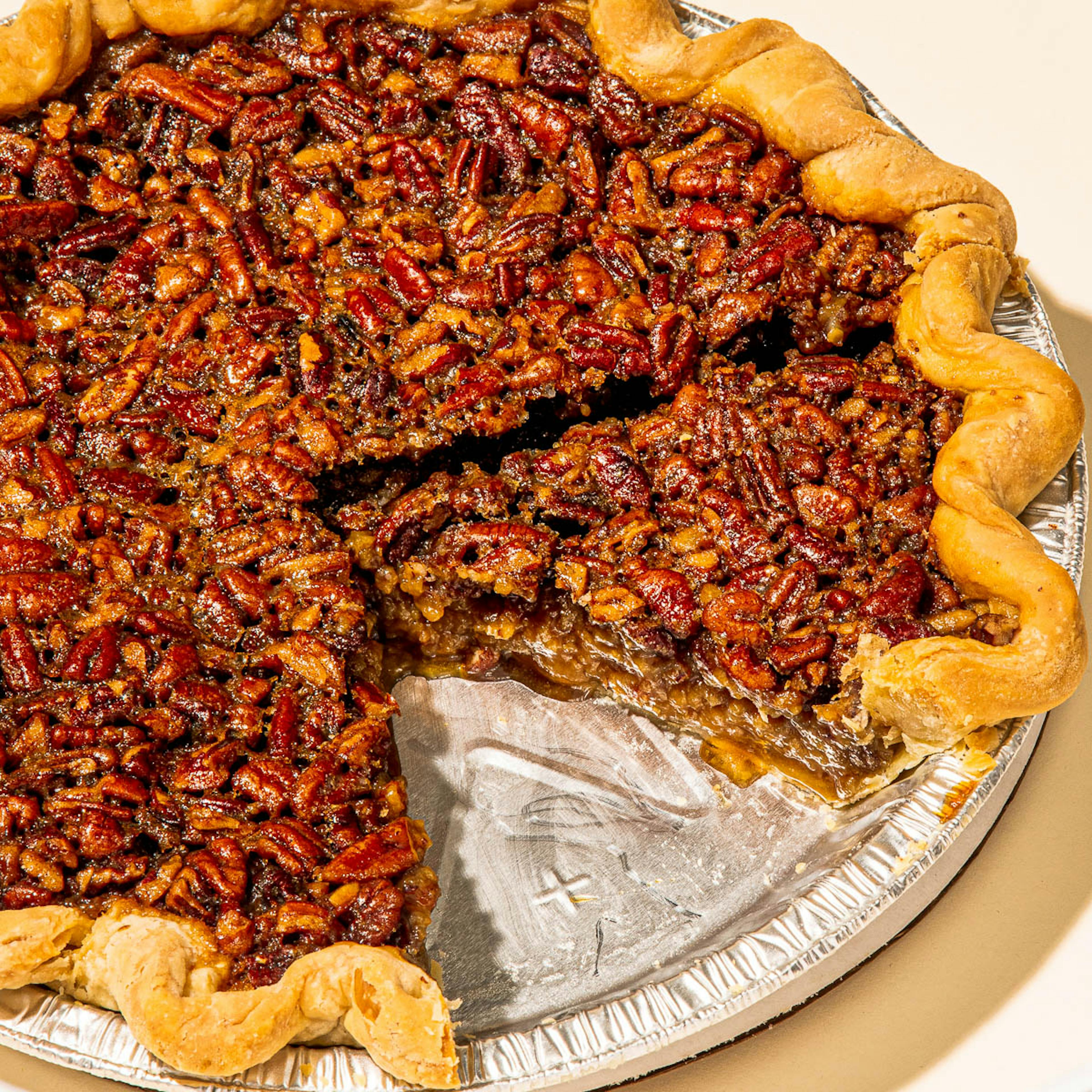 Bourbon Pecan Pie by Two Fat Cats Bakery
