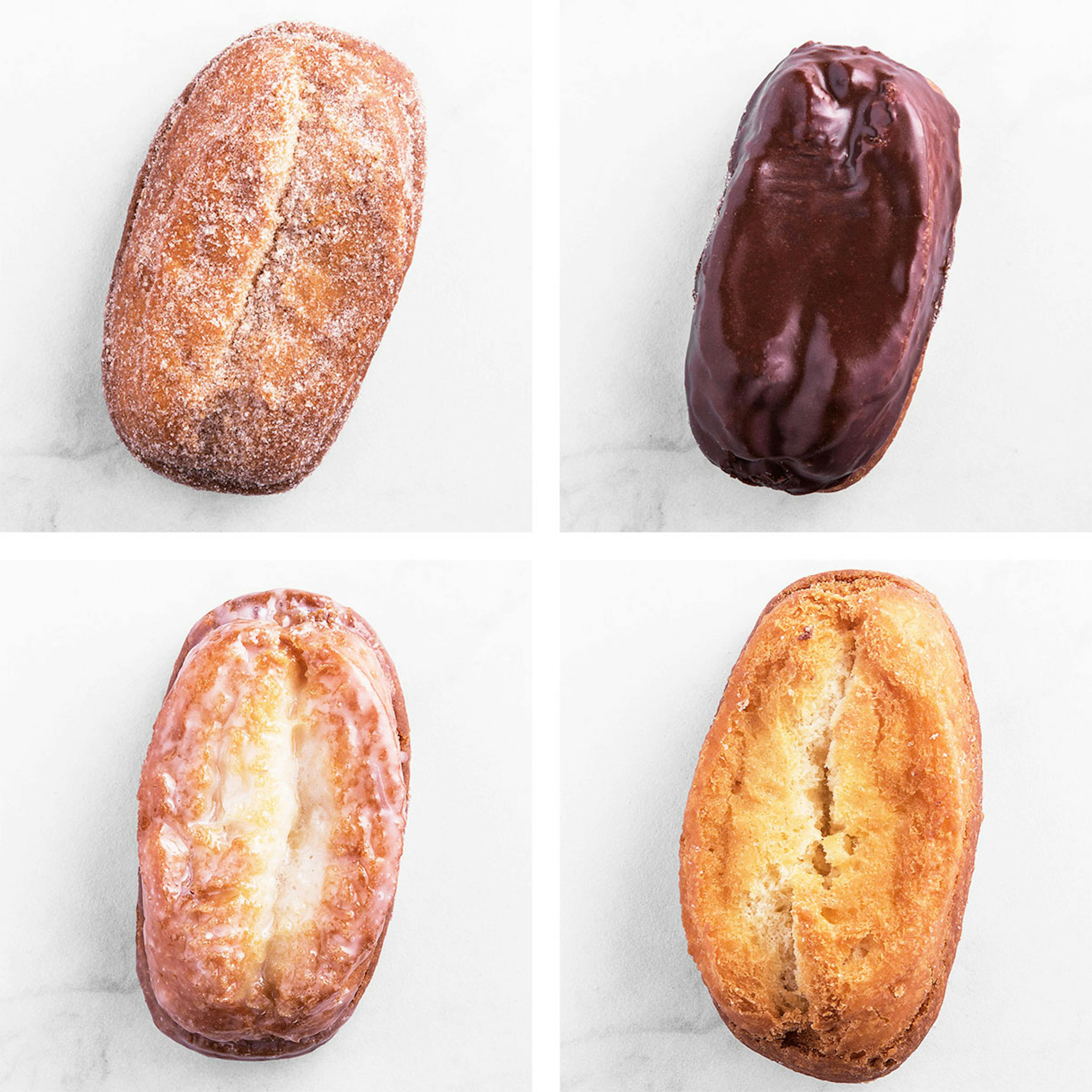 Signature Buttermilk Bar Donut Sampler - 4 Pack by Primo's Donuts