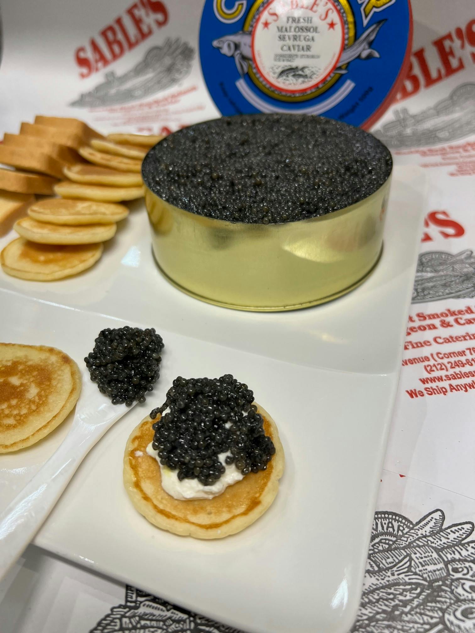 Imported Sevruga Caviar by Sable's Smoked Fish