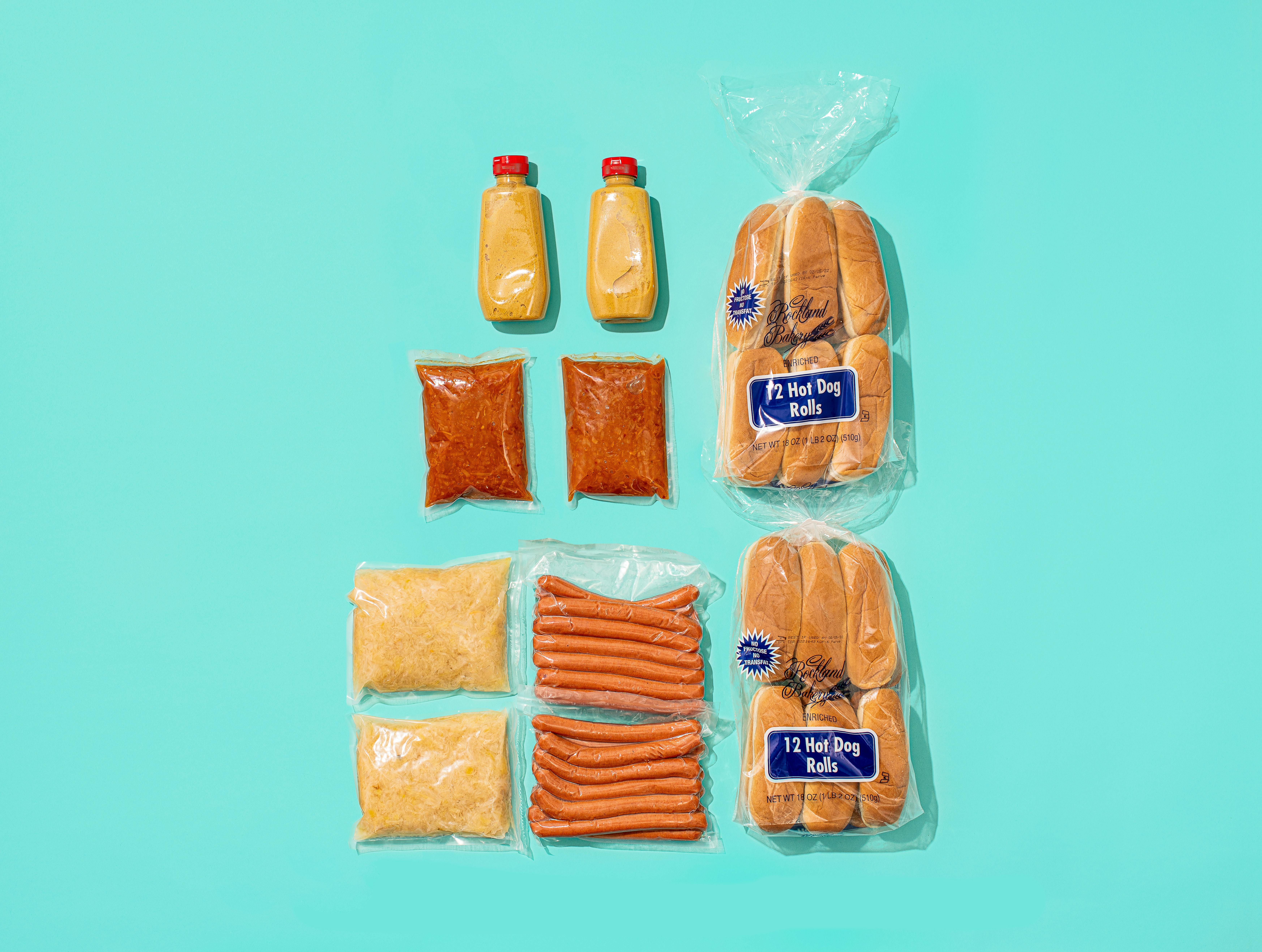 New York Hot Dog Kit - 24 Pack by Gray's Papaya - Alternate image 1