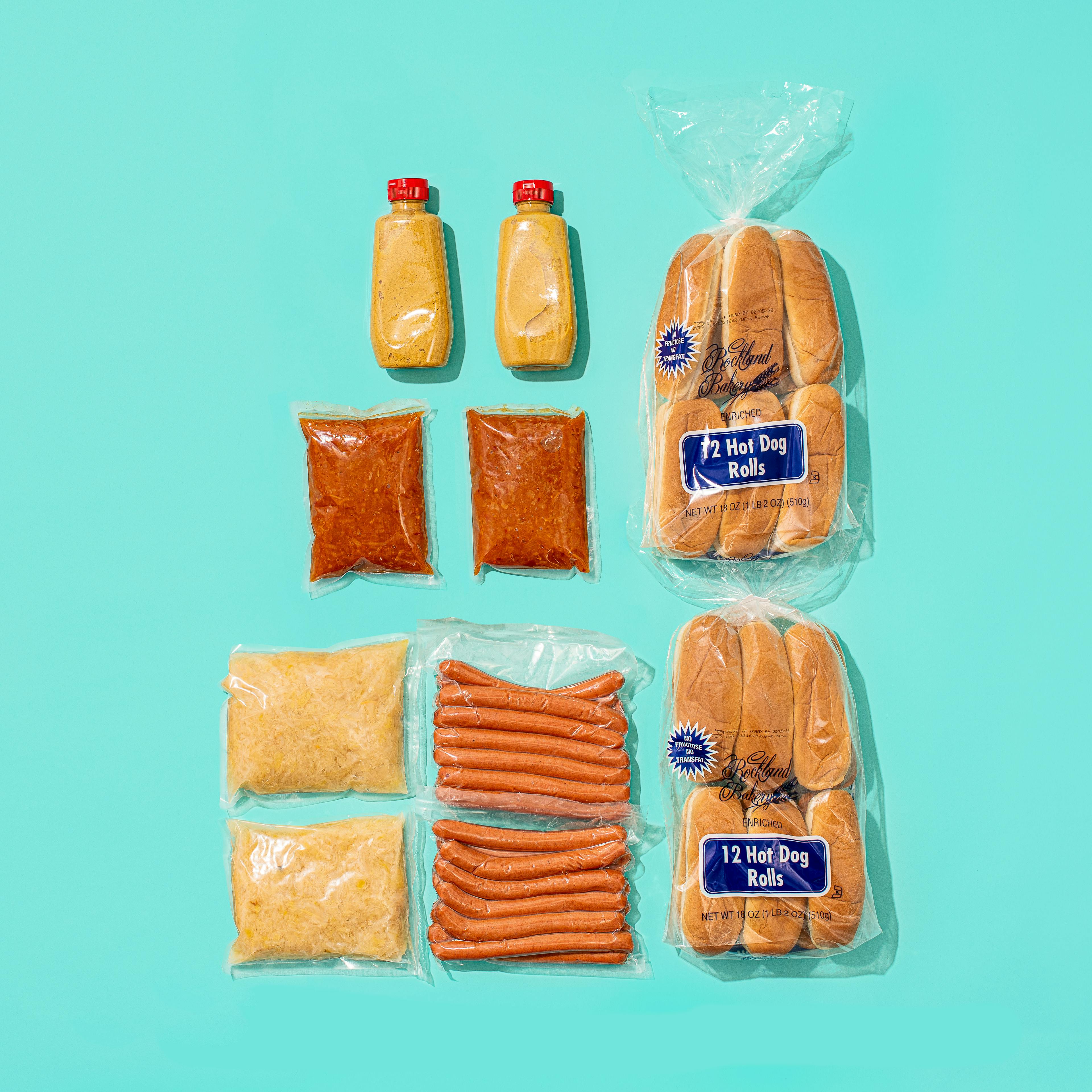 New York Hot Dog Kit - 24 Pack by Gray's Papaya - Alternate image 1