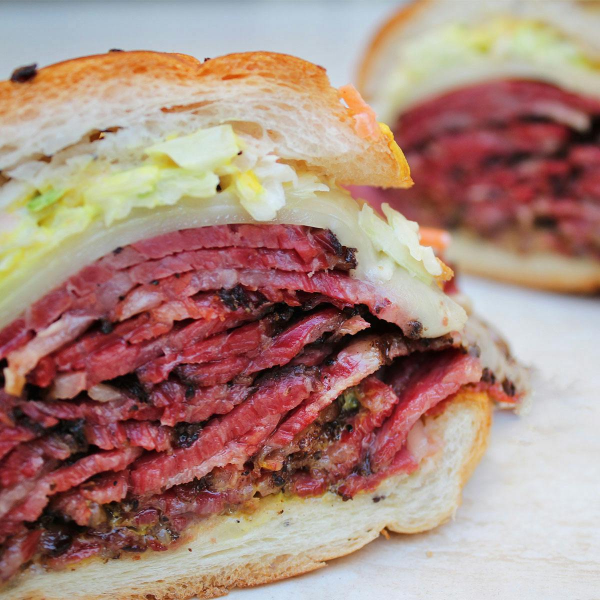 Signature Pastrami "555" Sandwich Kit - 4 Pack by Brent’s Deli - Alternate image 2