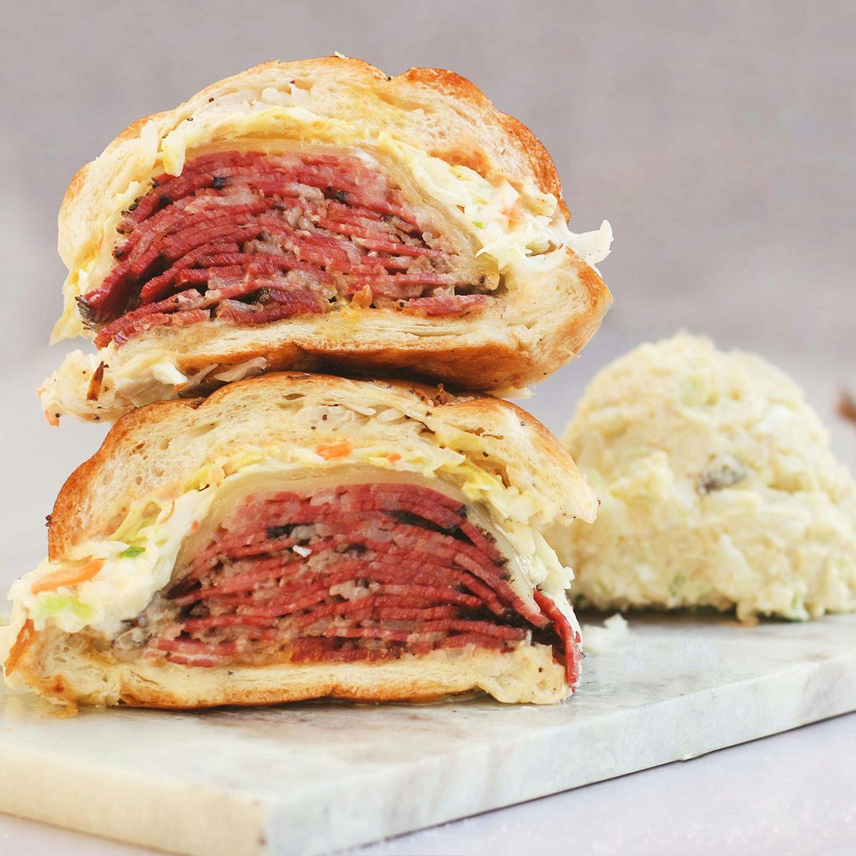Signature Pastrami "555" Sandwich Kit - 8 Pack by Brent’s Deli - Alternate image 1