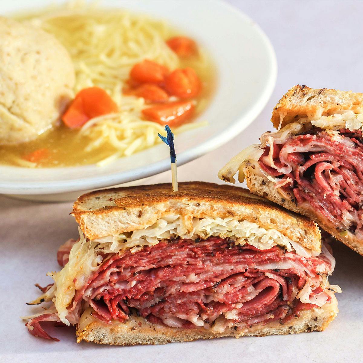 Soup Saturday: Matzo ball soup from Benji's Deli