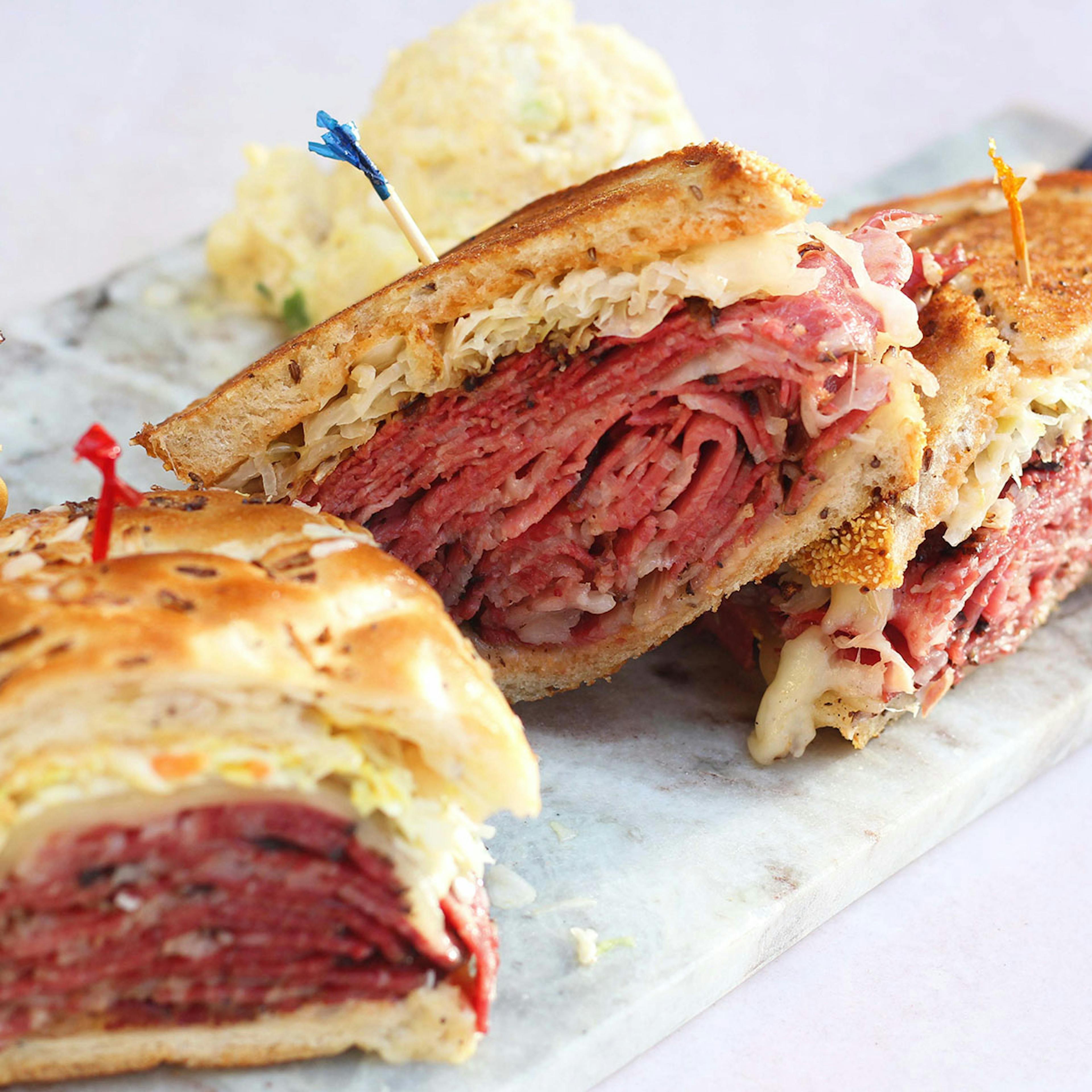 Pastrami Sandwich Kit Best Seller - 4 Pack by Brent’s Deli - Alternate image 1