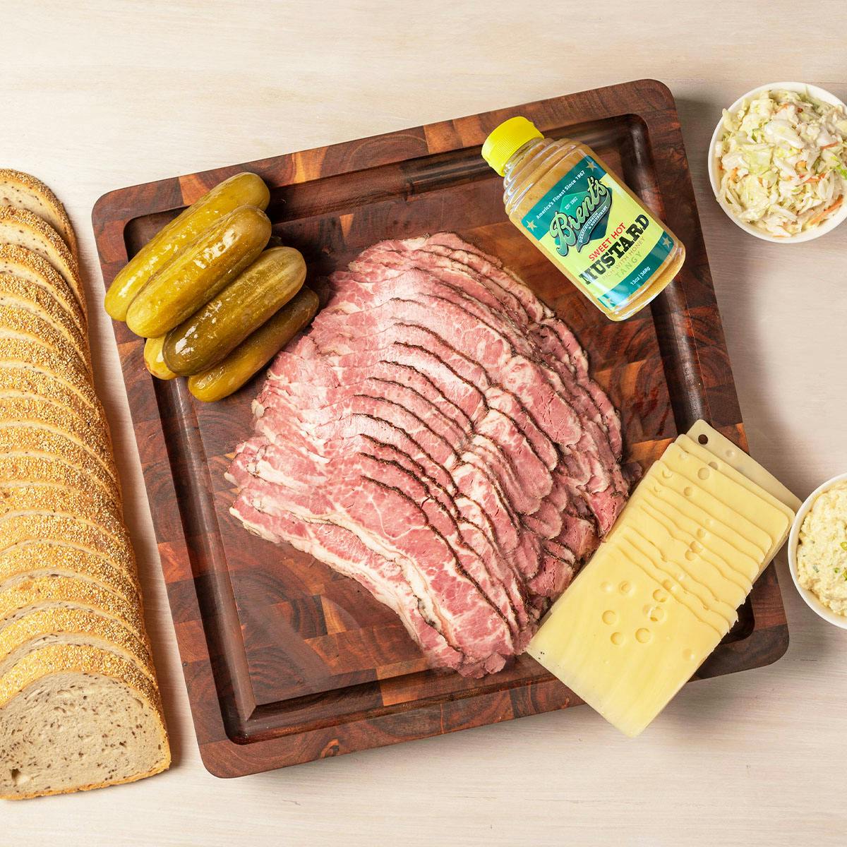 Pastrami Sandwich Kit - 8 Pack by Brent’s Deli - Alternate image 1