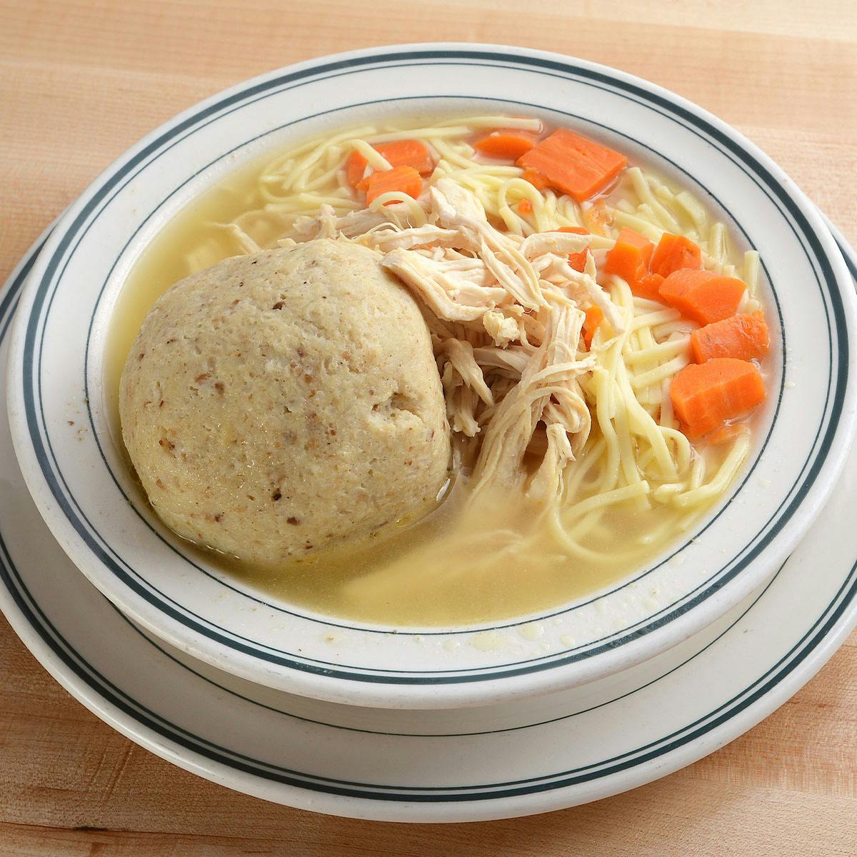 Matzo Ball Soup for 4 by Brent’s Deli | Goldbelly