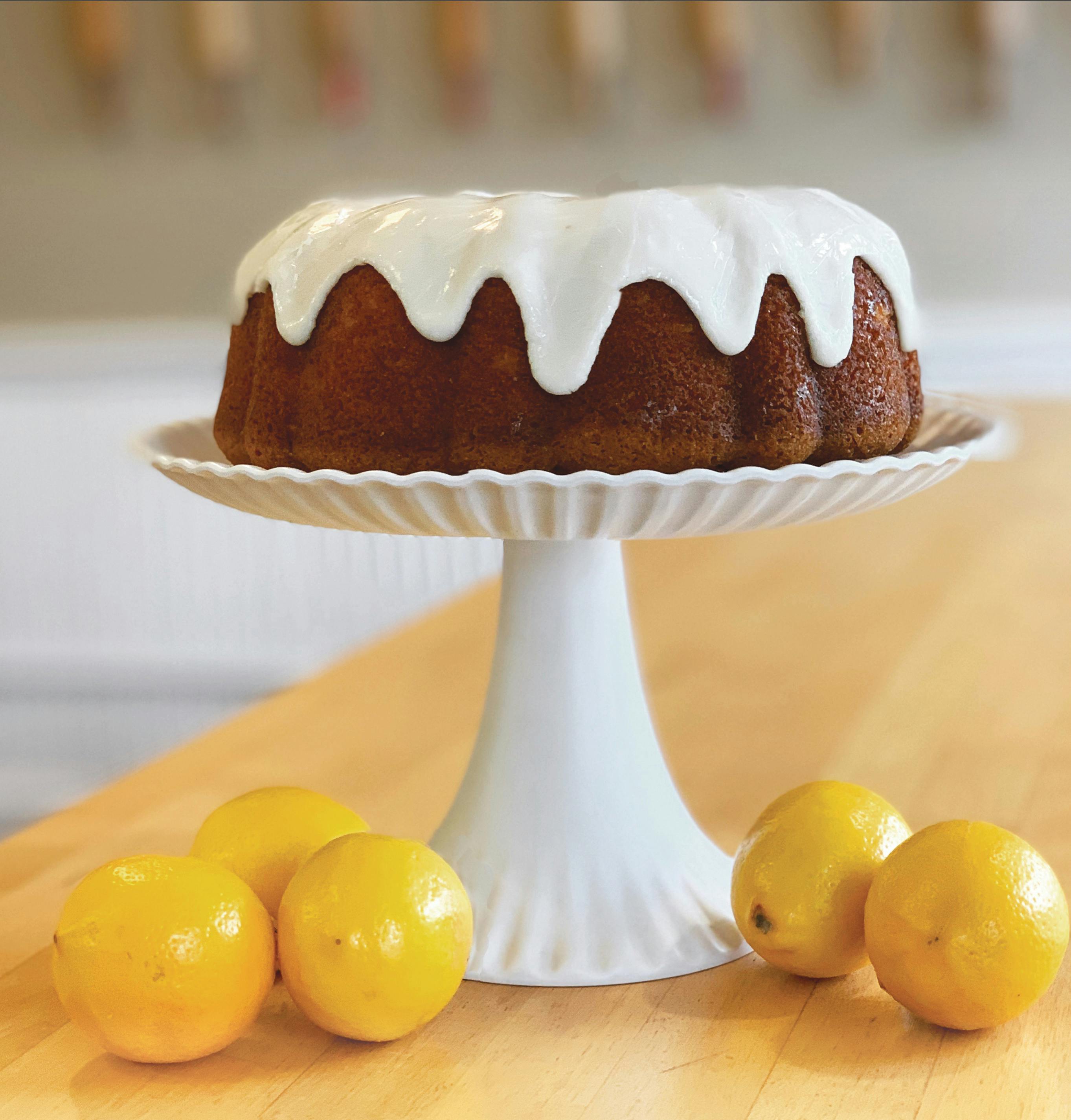 Mini Meyer Lemon Bundt Cakes - The Little Kitchen