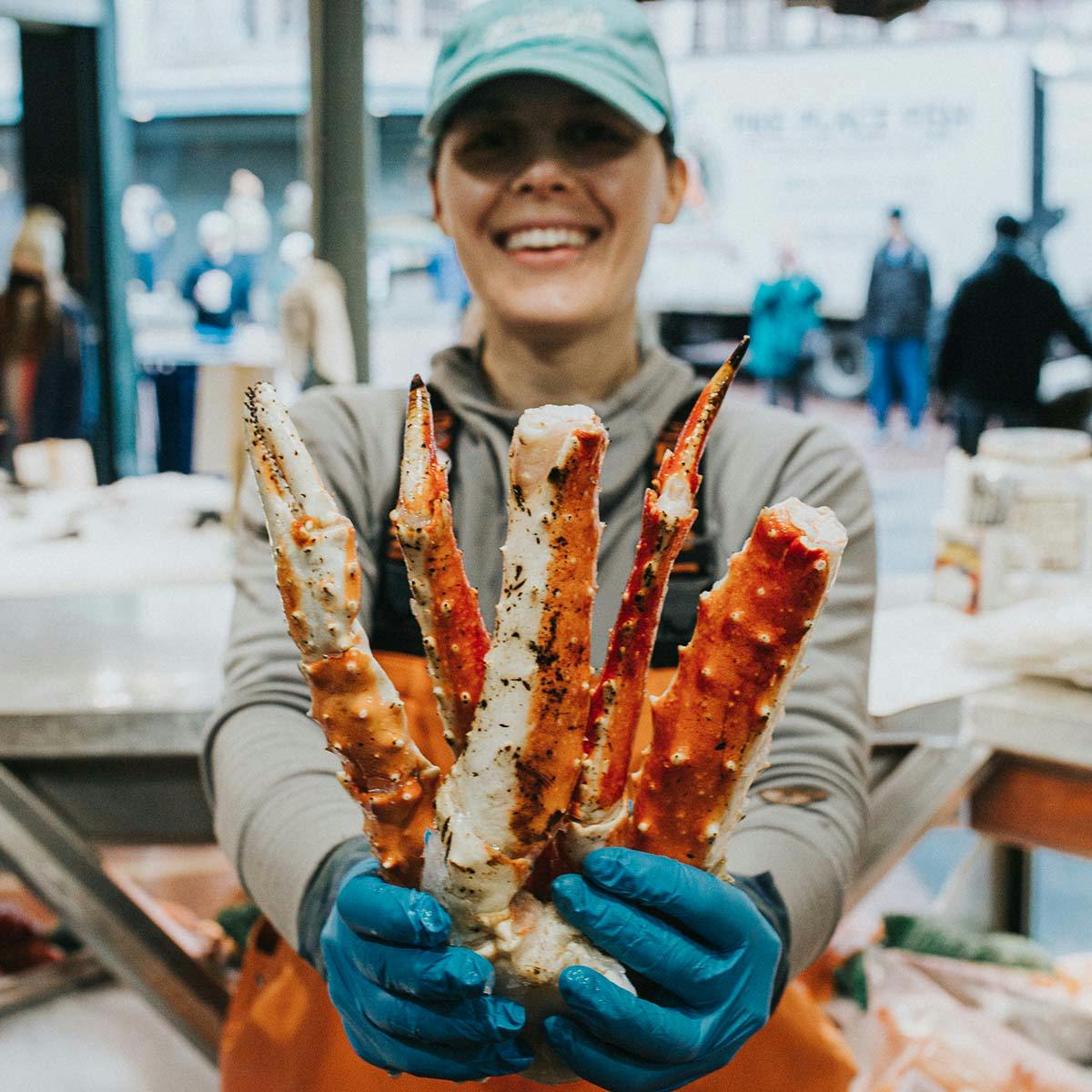 King Crab - Legs and Claws, Alaska, Wild, 2 lb by Pike Place Fish Market