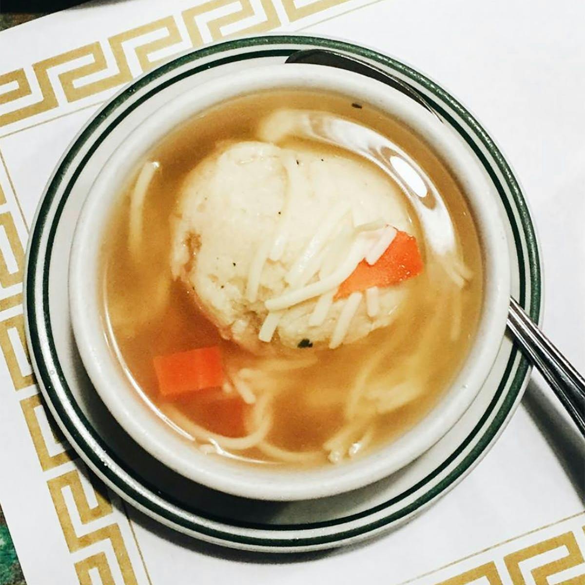 Matzo Ball Soup - Main Menu - Lovi's Deli - Delicatessen in