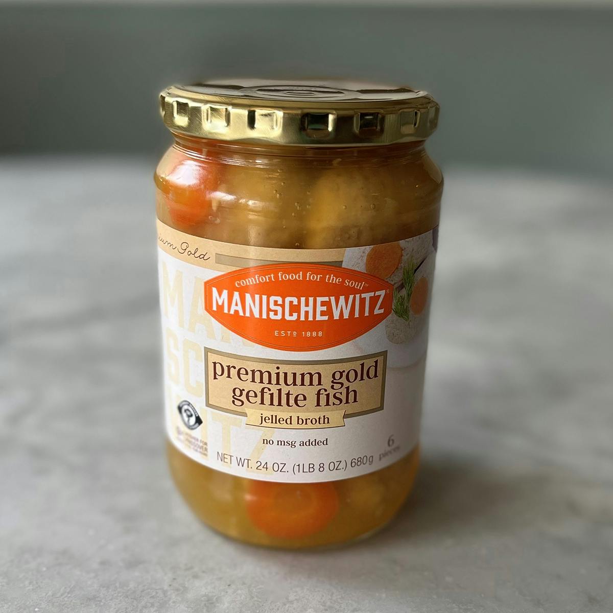 Gefilte Fish Jar by Russ & Daughters