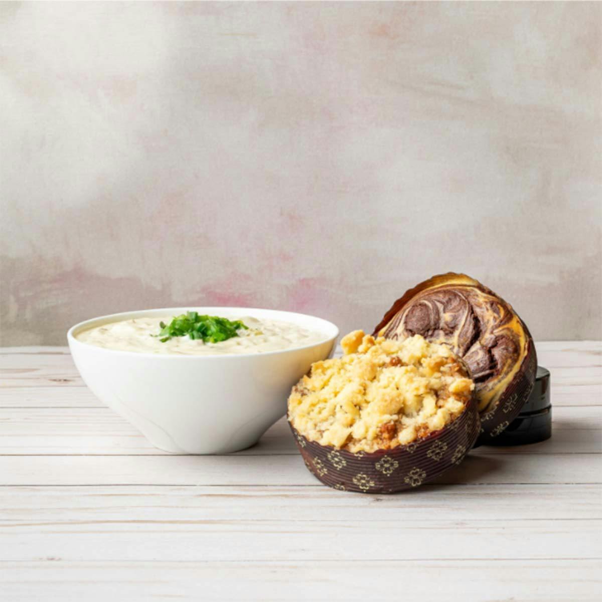 Clam Chowder + Dessert Dinner for 6-8 by Splash Cafe