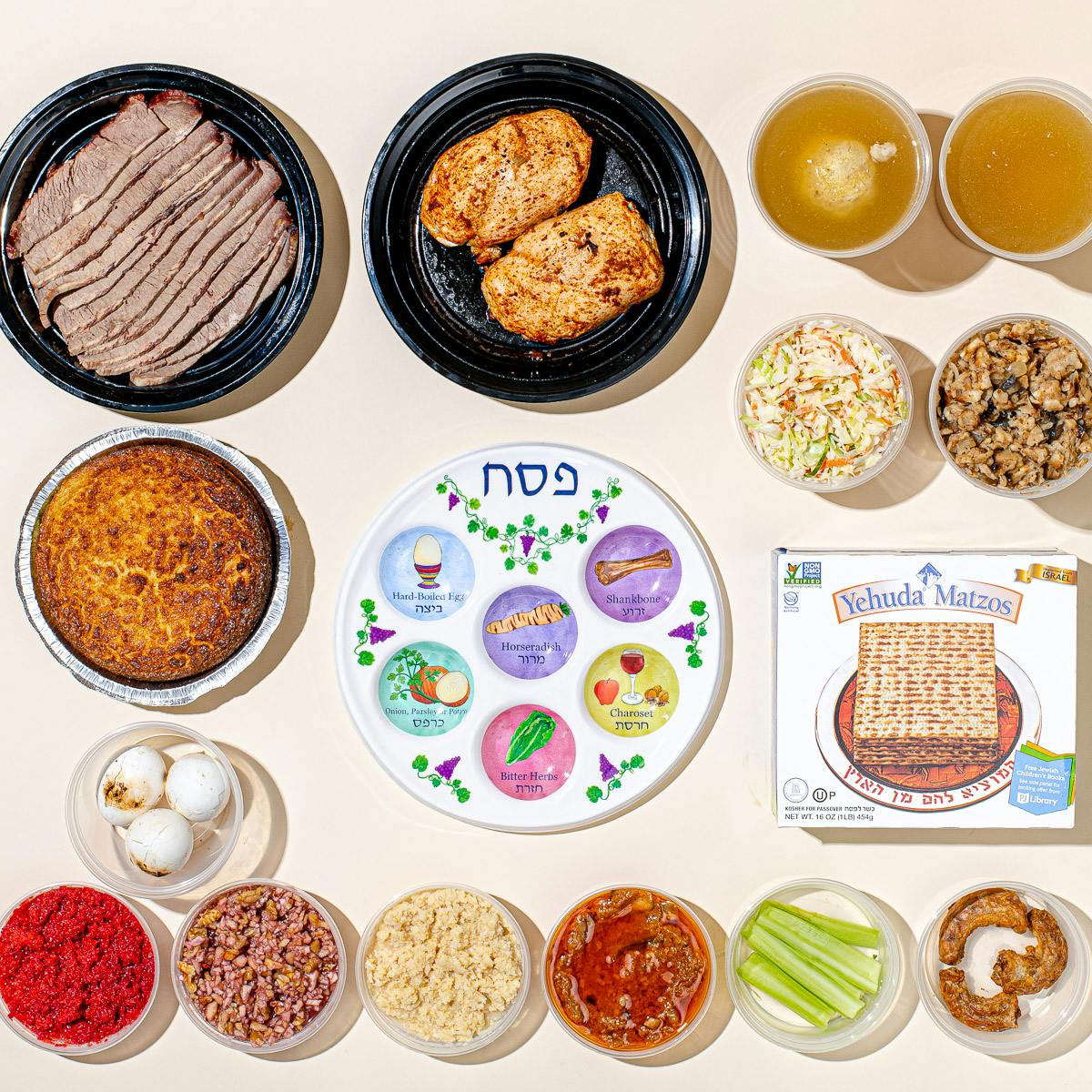 Glatt Kosher Passover Seder Dinner for 6-8 by Mendy's Kosher Delicatessen - Alternate image 1