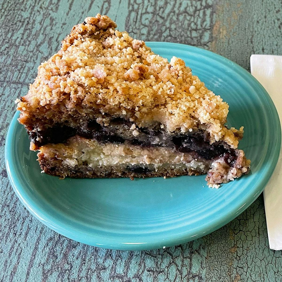 Blueberry Cream Cheese Coffee Cake by Sweetie Pies Bakery