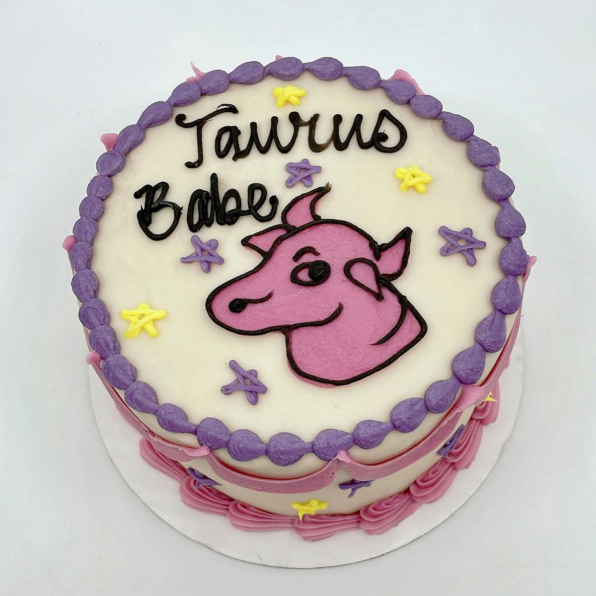 taurus astrology cake