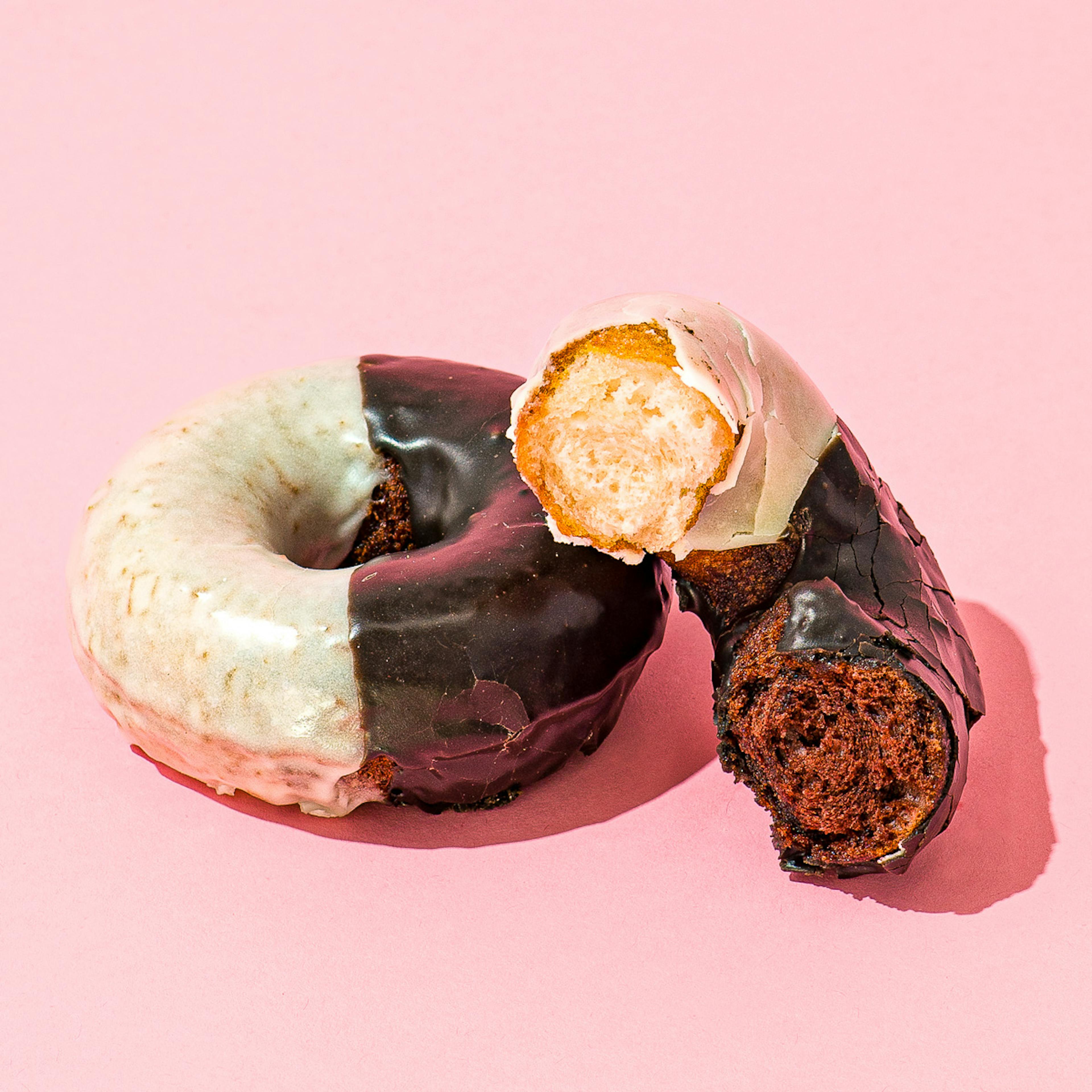 Black and White Cake Doughnuts by Doughnut Plant