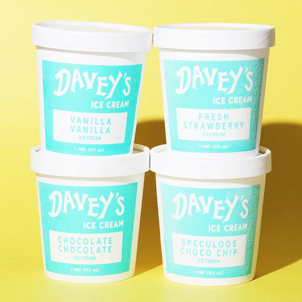 Ice Cream - Choose Your Own 4 Pack by Davey's Ice Cream - Alternate image 1