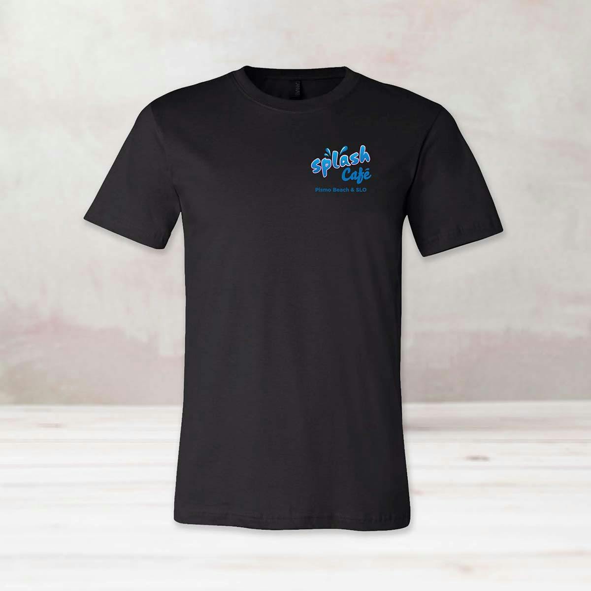 Black "Clam People" T-Shirt by Splash Cafe - Alternate image 1