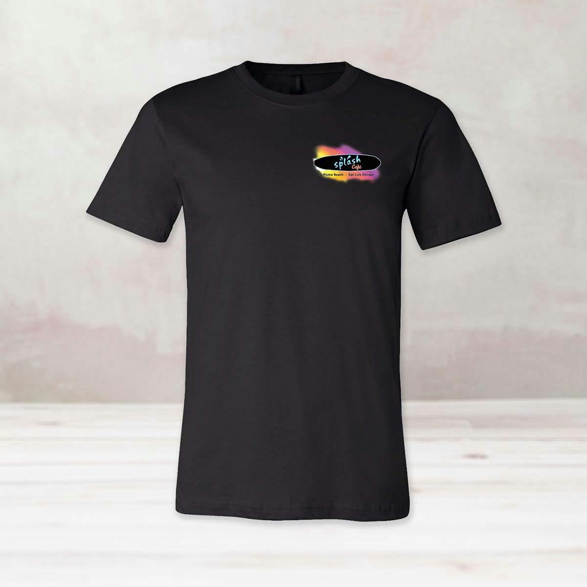 Black + Neon "Splash" T-Shirt by Splash Cafe - Alternate image 1
