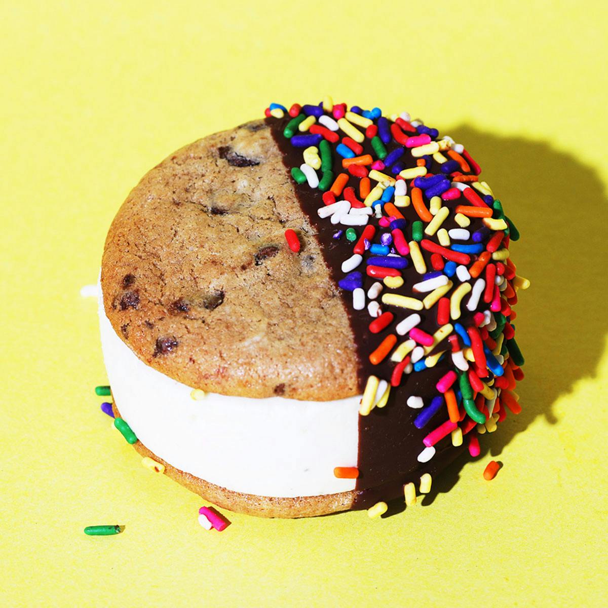 Gluten-Free Vanilla Ice Cream Sandwiches - 12 Pack by Davey's Ice Cream - Alternate image 1