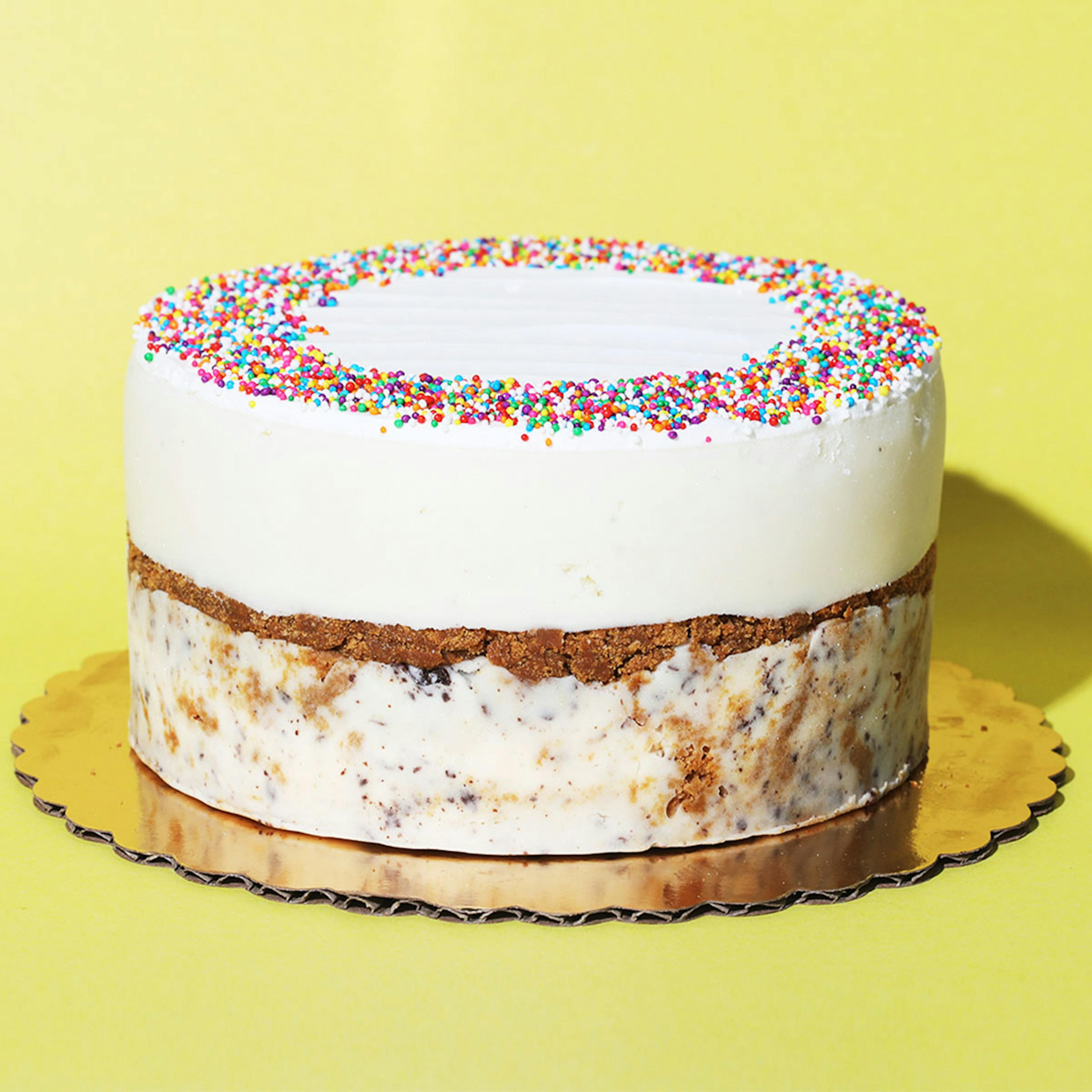 Vanilla + Speculoos Ice Cream Cake by Davey's Ice Cream - Alternate image 1