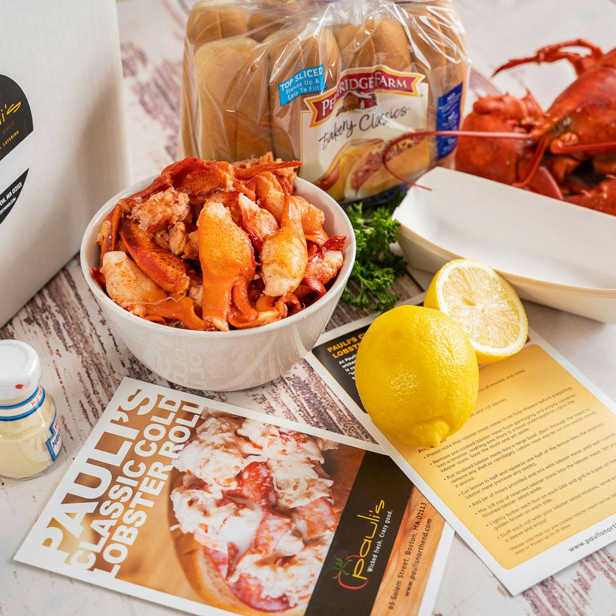 Lobster Roll Kit - 4 Pack (Frozen) by Pauli’s North End - Alternate image 4