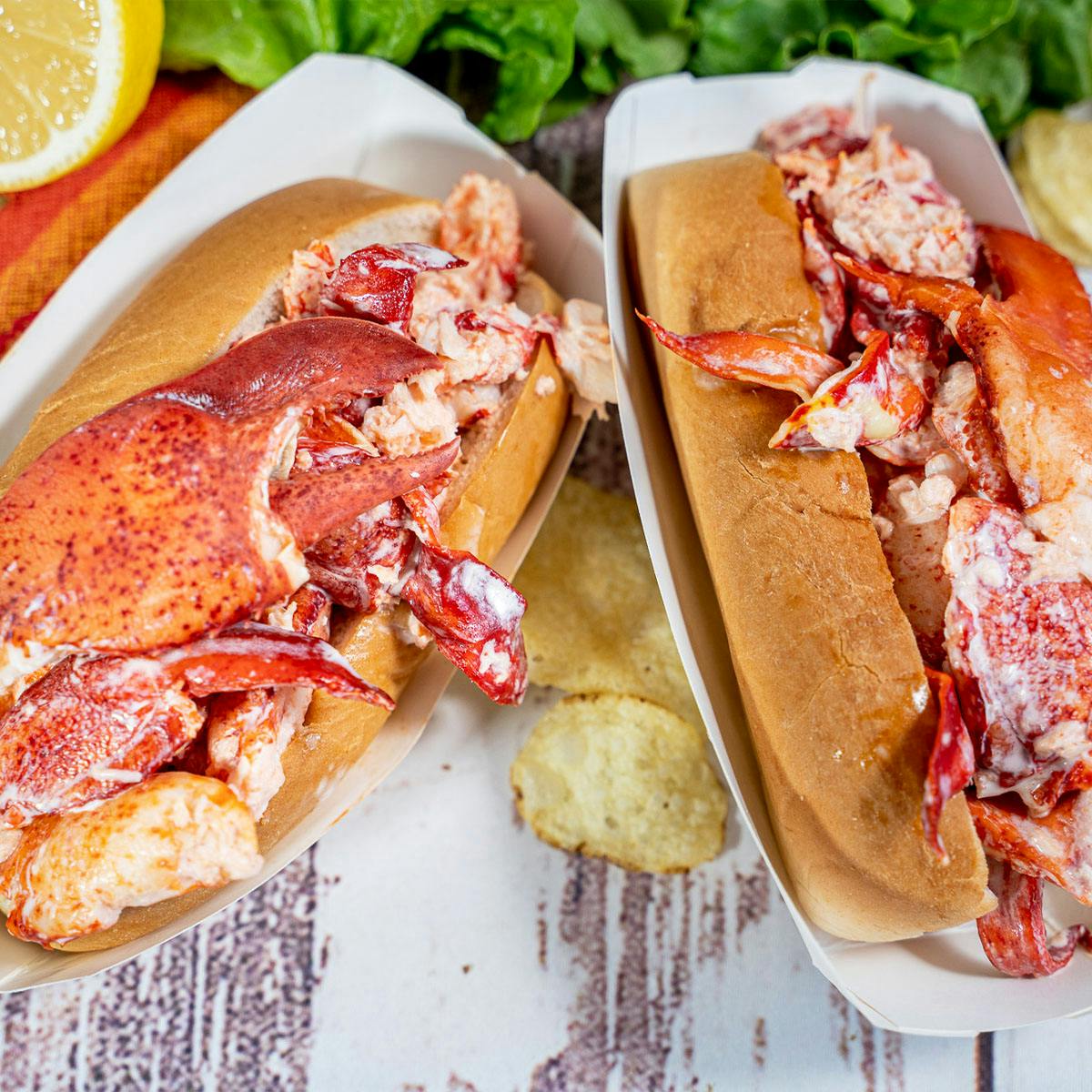 Lobster Roll Kit - 4 Pack (Frozen) by Pauli’s North End - Alternate image 2
