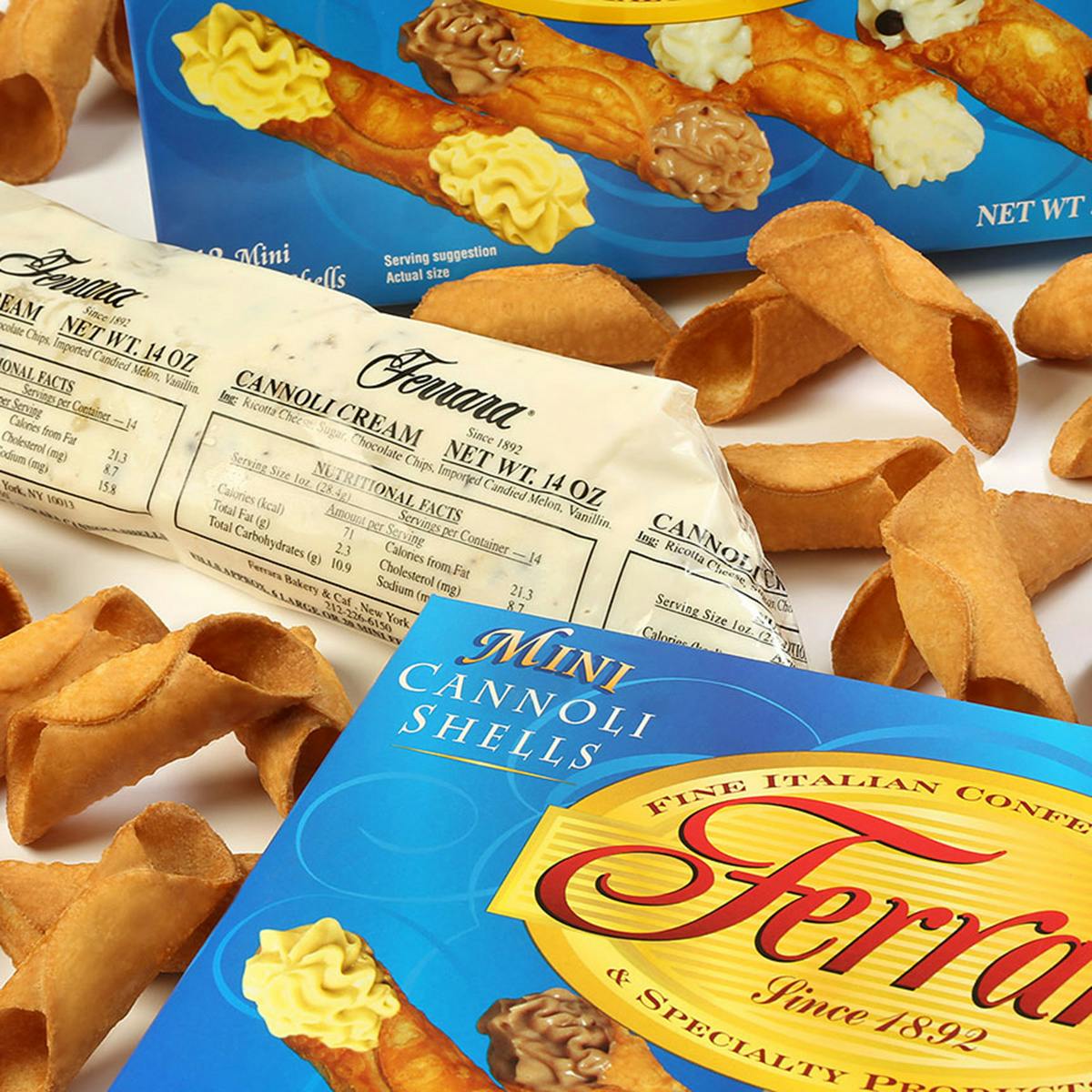 Mini Cannoli 24 Pack by Ferrara Bakery Goldbelly
