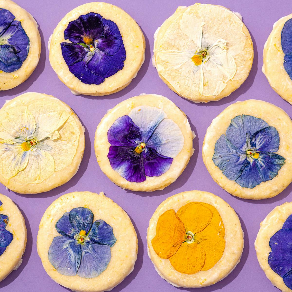 Edible Flower-Pressed Shortbread Cookies – Herbal Academy