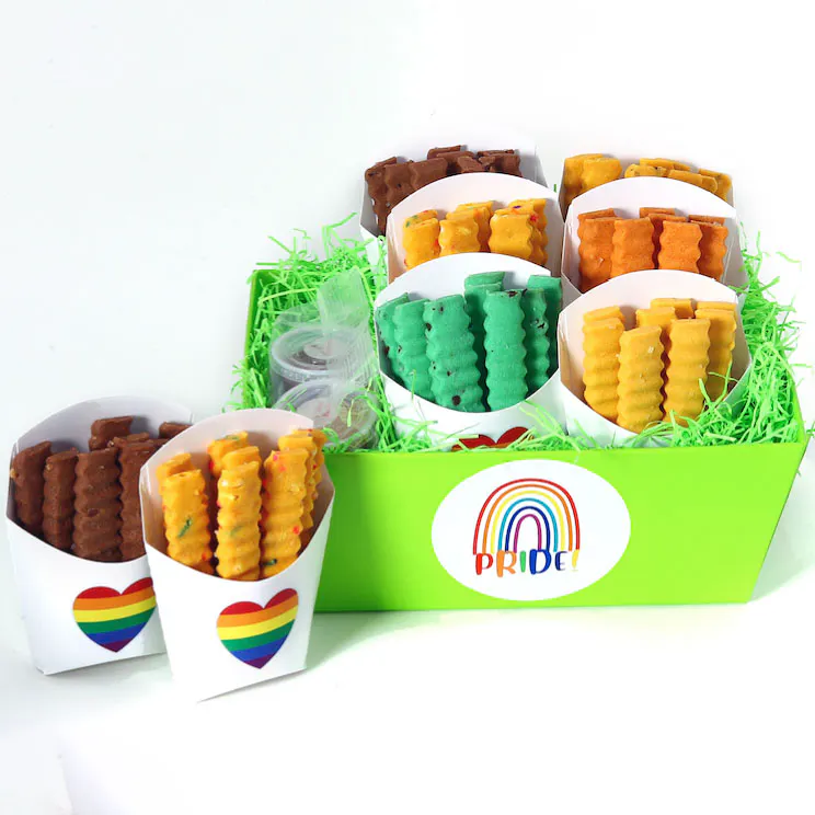 Pride Cookie Fries Gift Basket by The Cookie Joint
